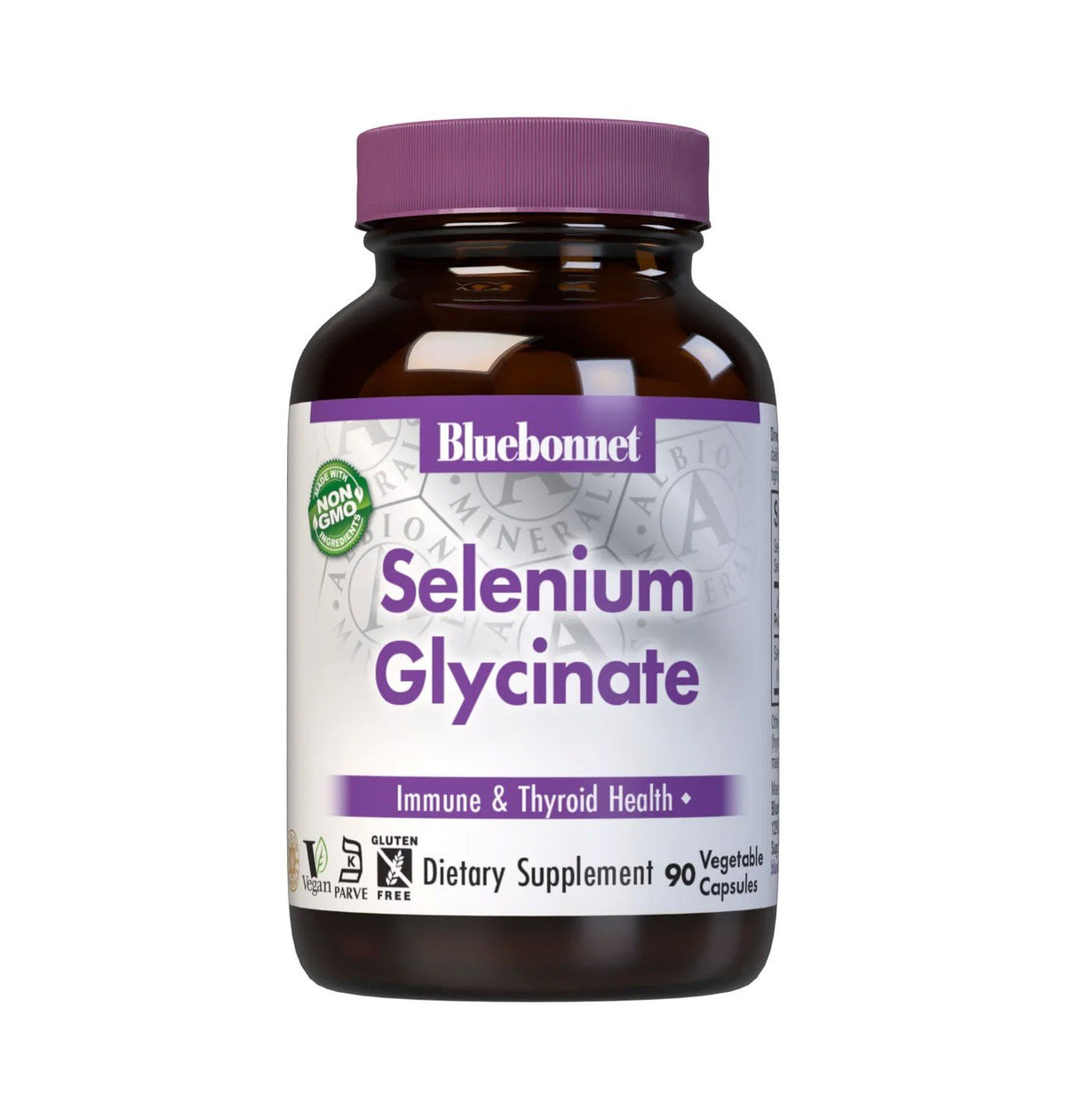 Bluebonnet Albion Selenium Glycinate 200mcg 90 VegCaps