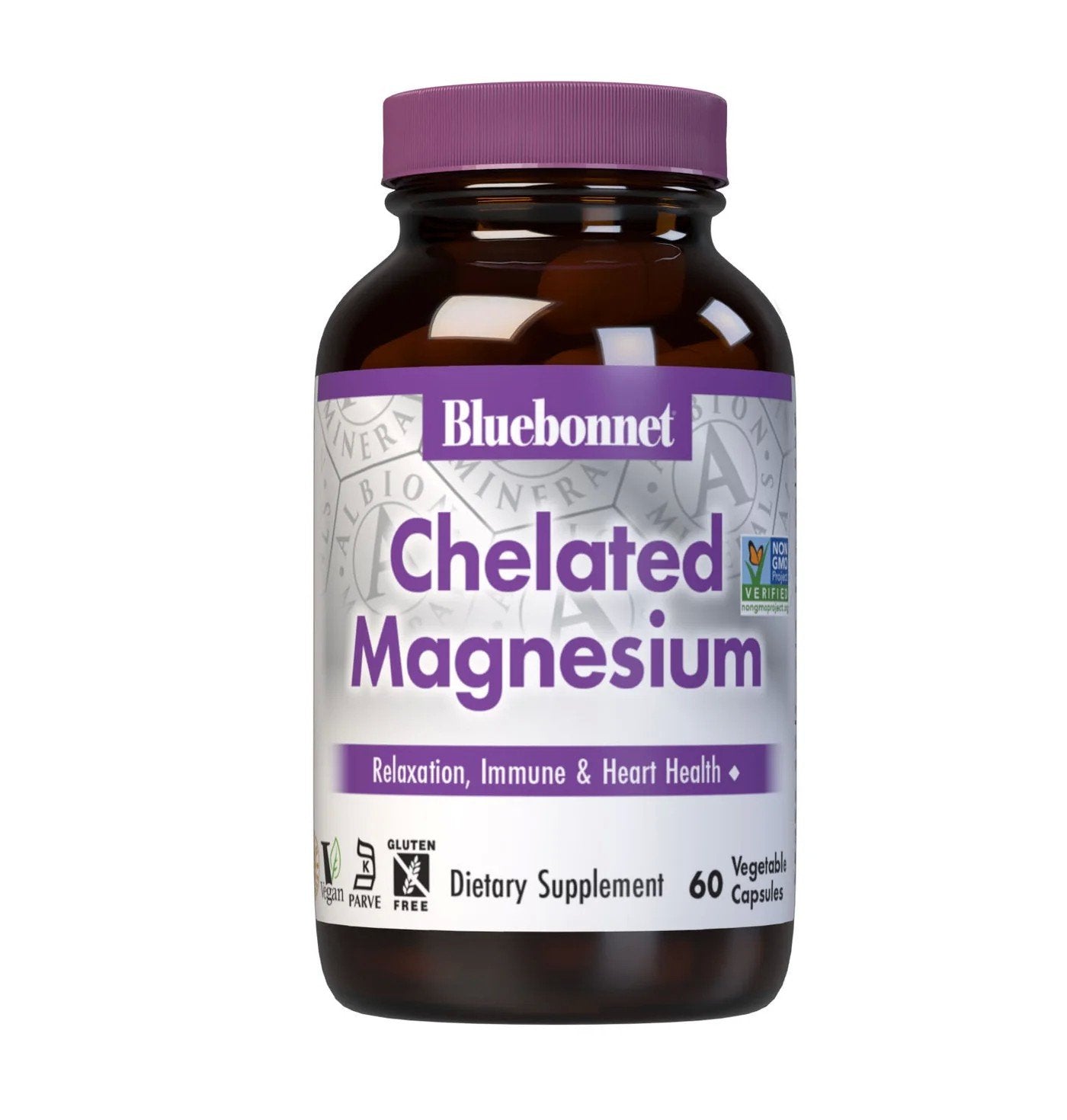 Bluebonnet Albion Chelated Magnesium 60 VegCap