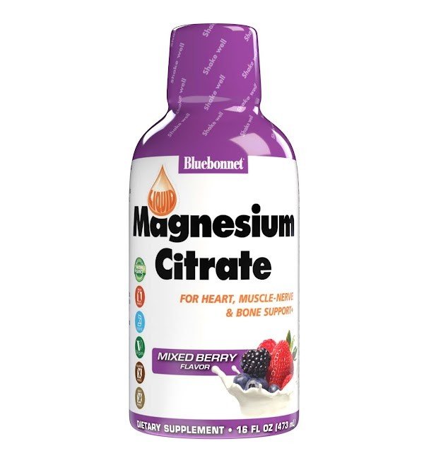 Bluebonnet Magnesium Citrate 16 fl oz Liquid