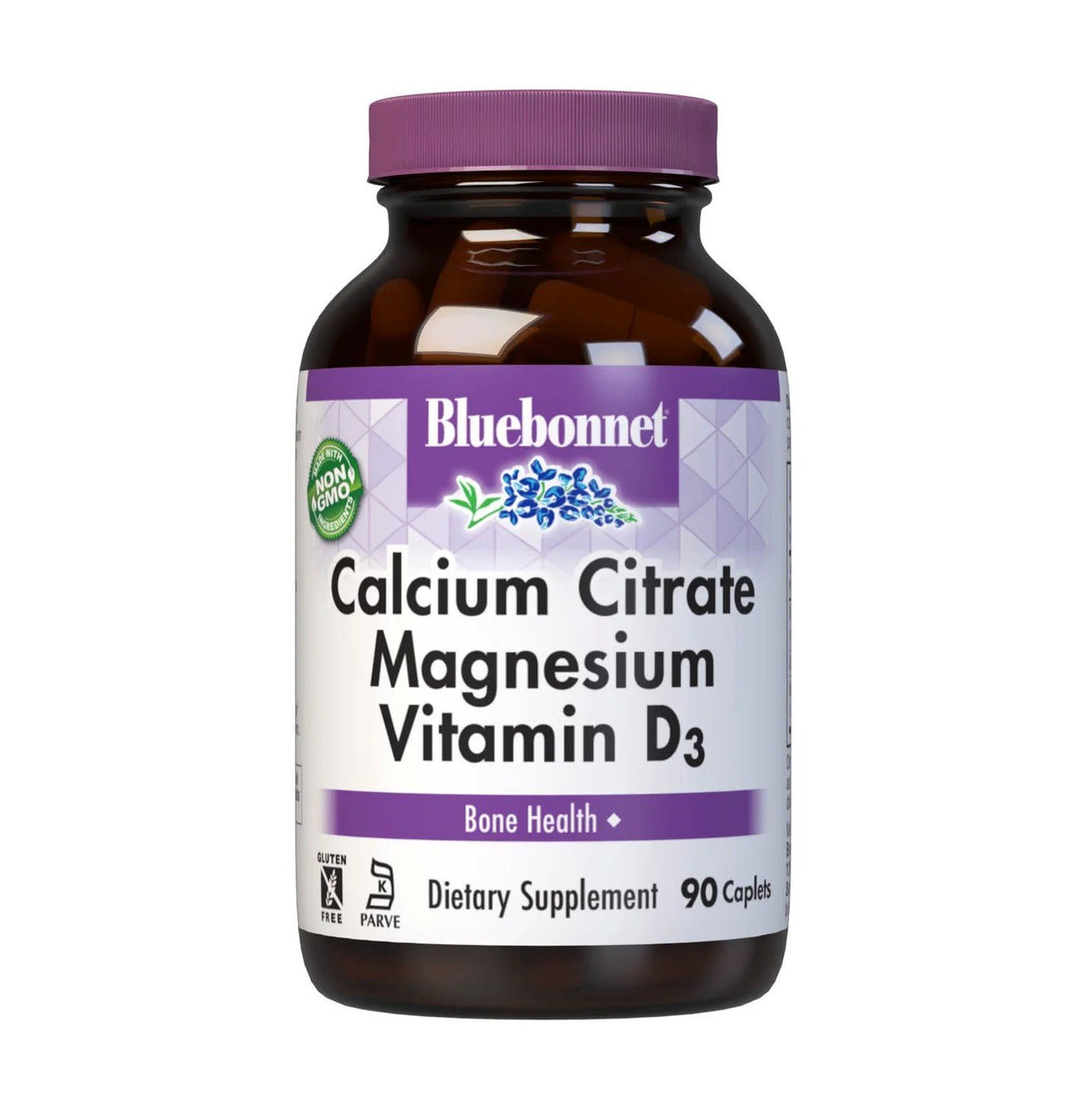 Bluebonnet Calcium Citrate Magnesium Vitamin D3 90 Caplet