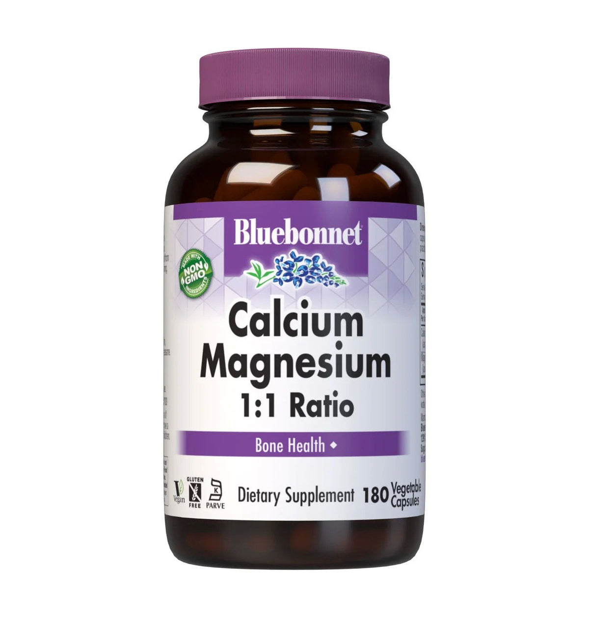 Bluebonnet Calcium Magnesium 1:1 Ratio 180 Capsule