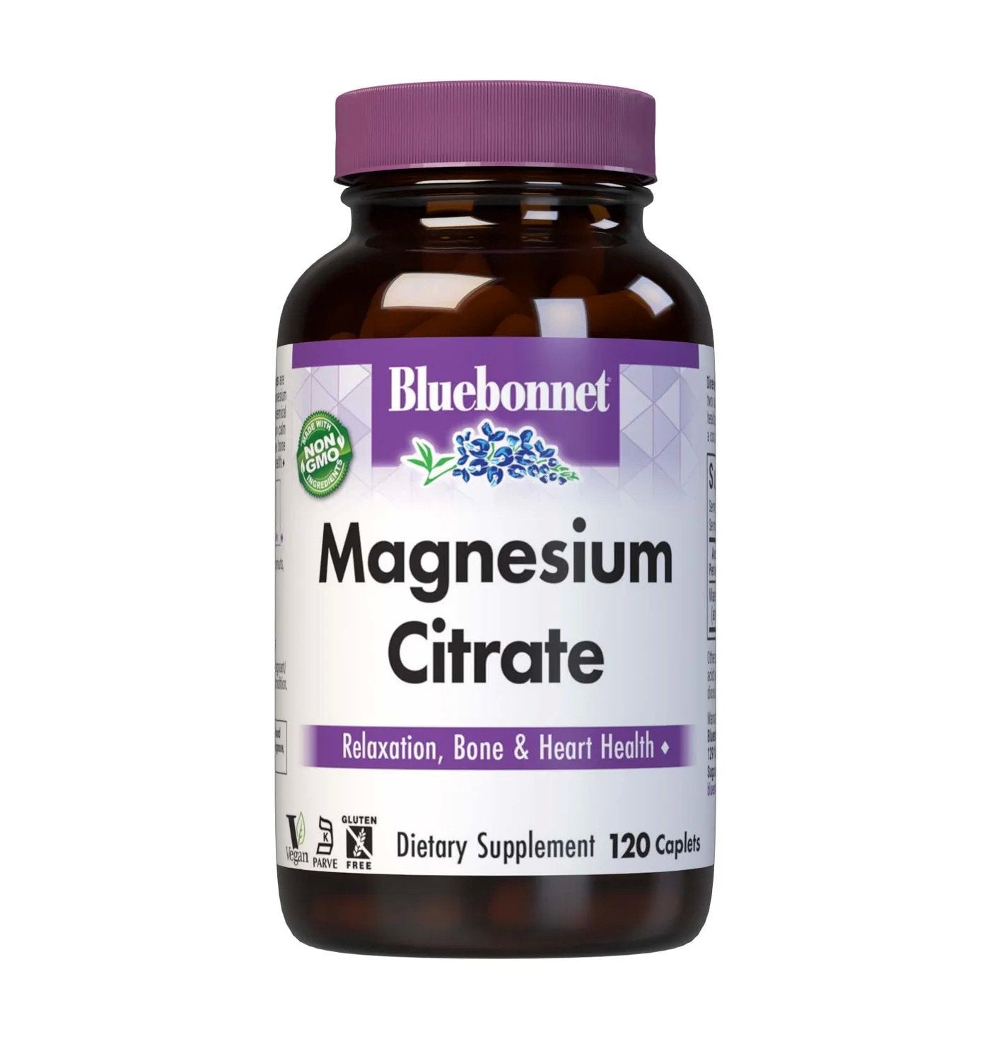 Bluebonnet Magnesium Citrate 120 Caplet