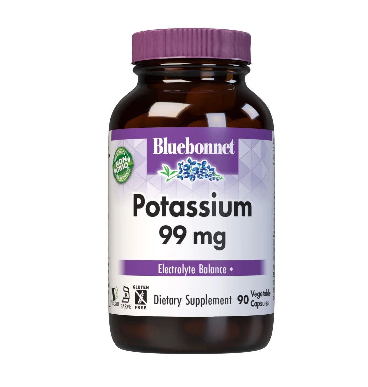 Bluebonnet Potassium 99mg 90 Capsule