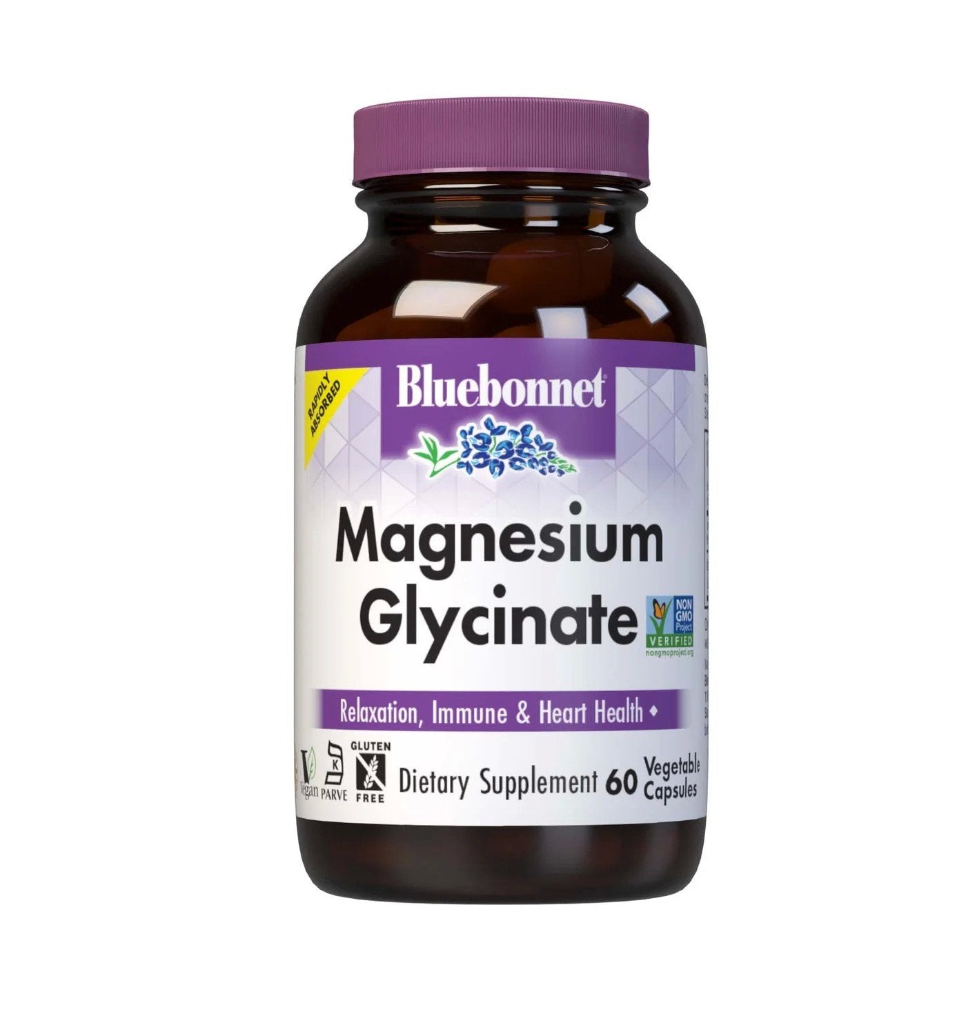 Bluebonnet Magnesium Glycinate 400 mg 60 VegCap