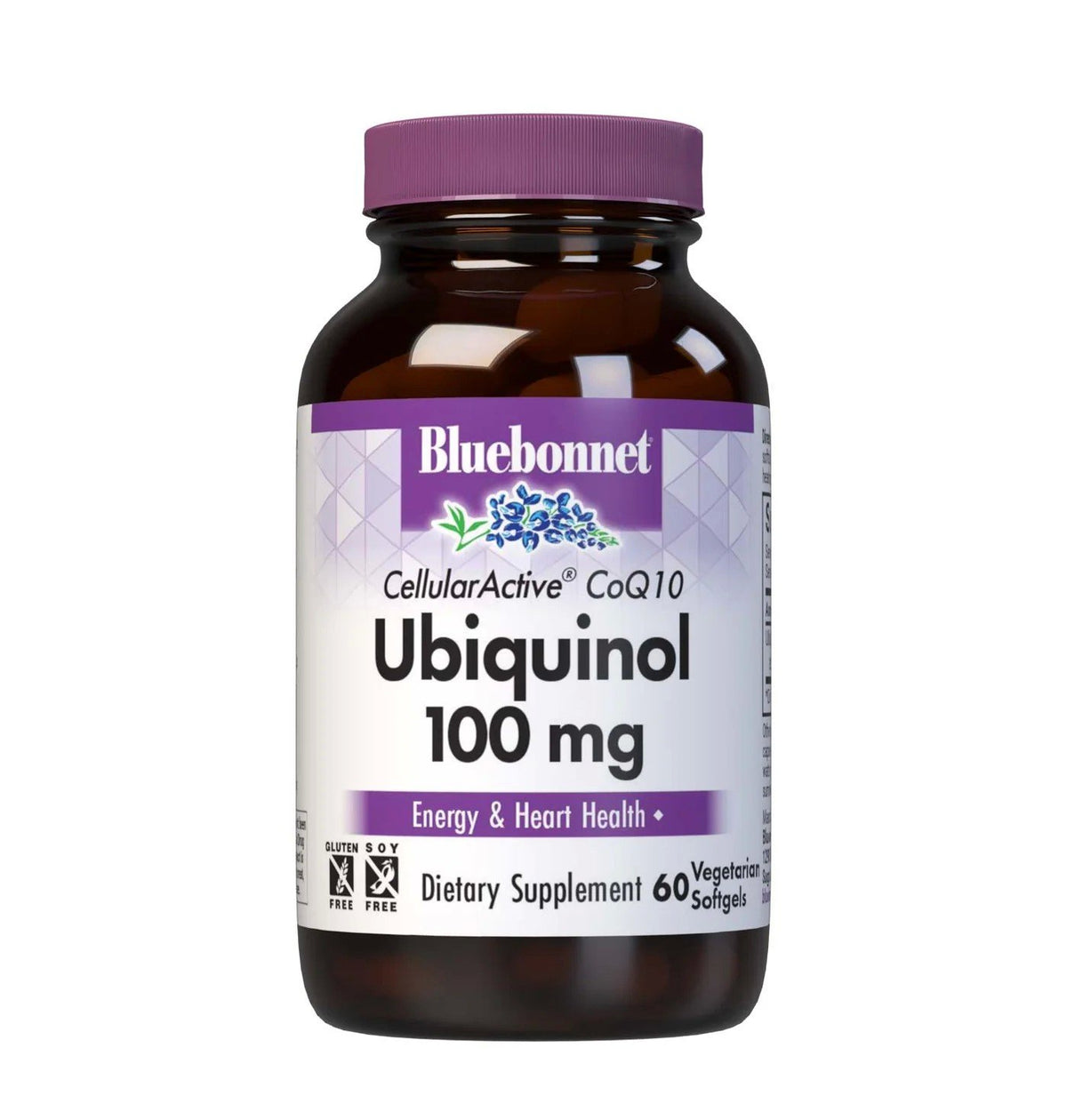 Bluebonnet CellularActive CoQ10 Ubiquinol 100 mg 60 Softgel