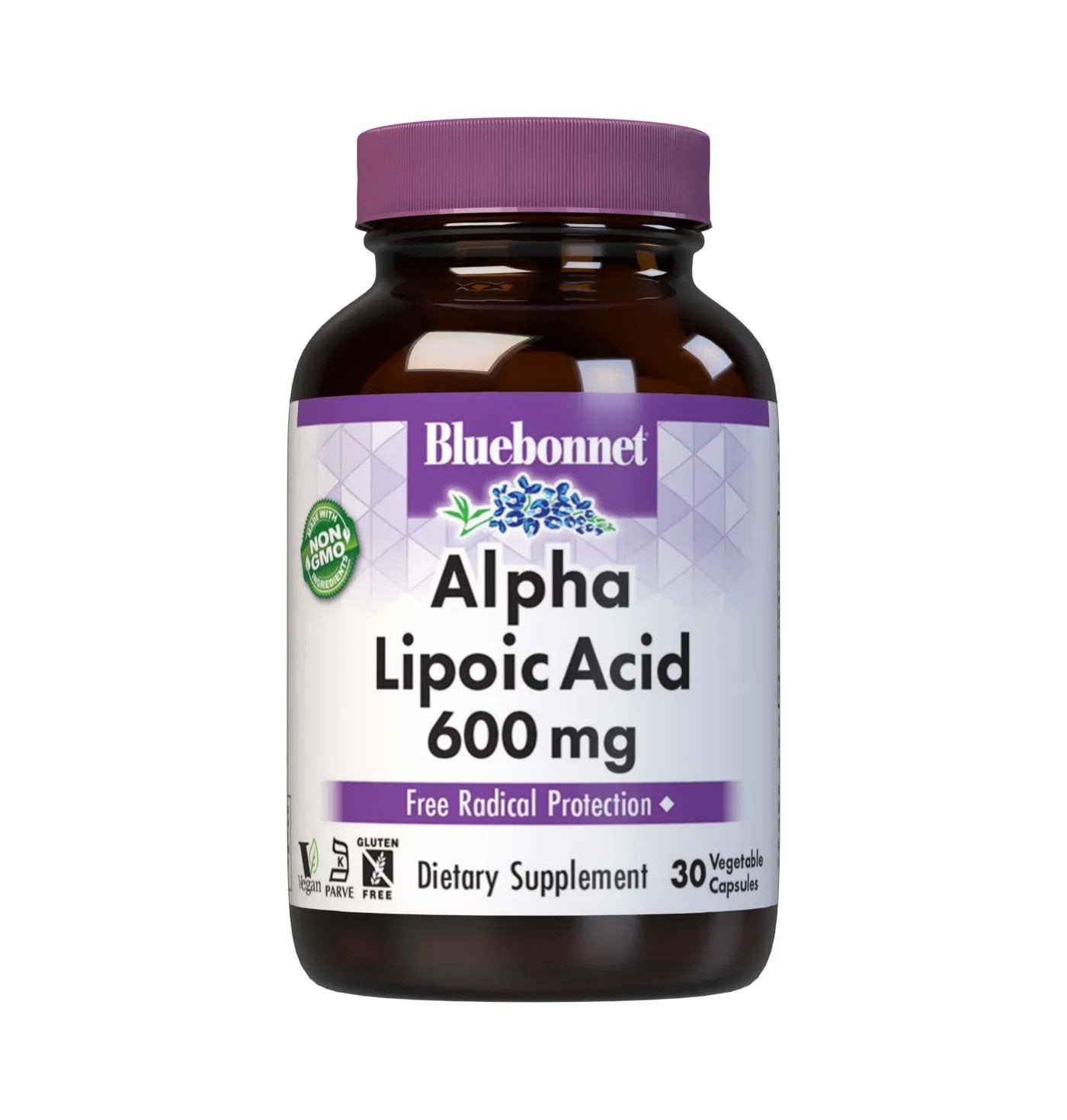 Bluebonnet Alpha Lipoic Acid 600mg 30 VegCap