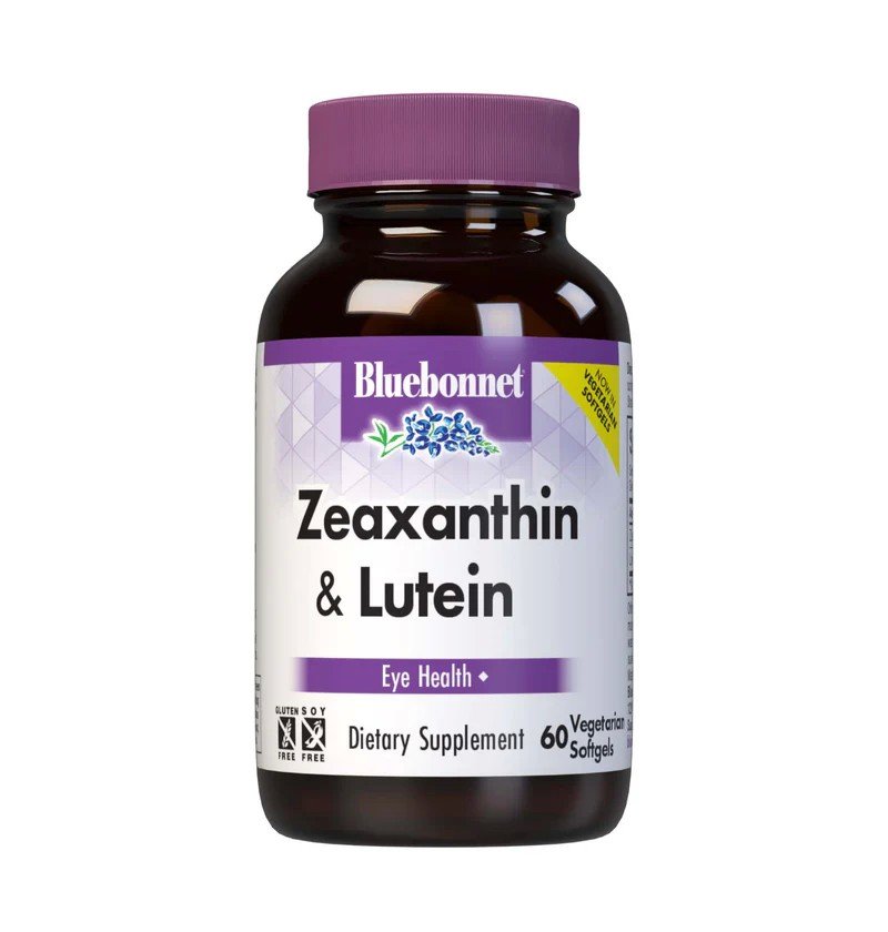 Bluebonnet Zeaxanthin Plus Lutein 60 Softgel