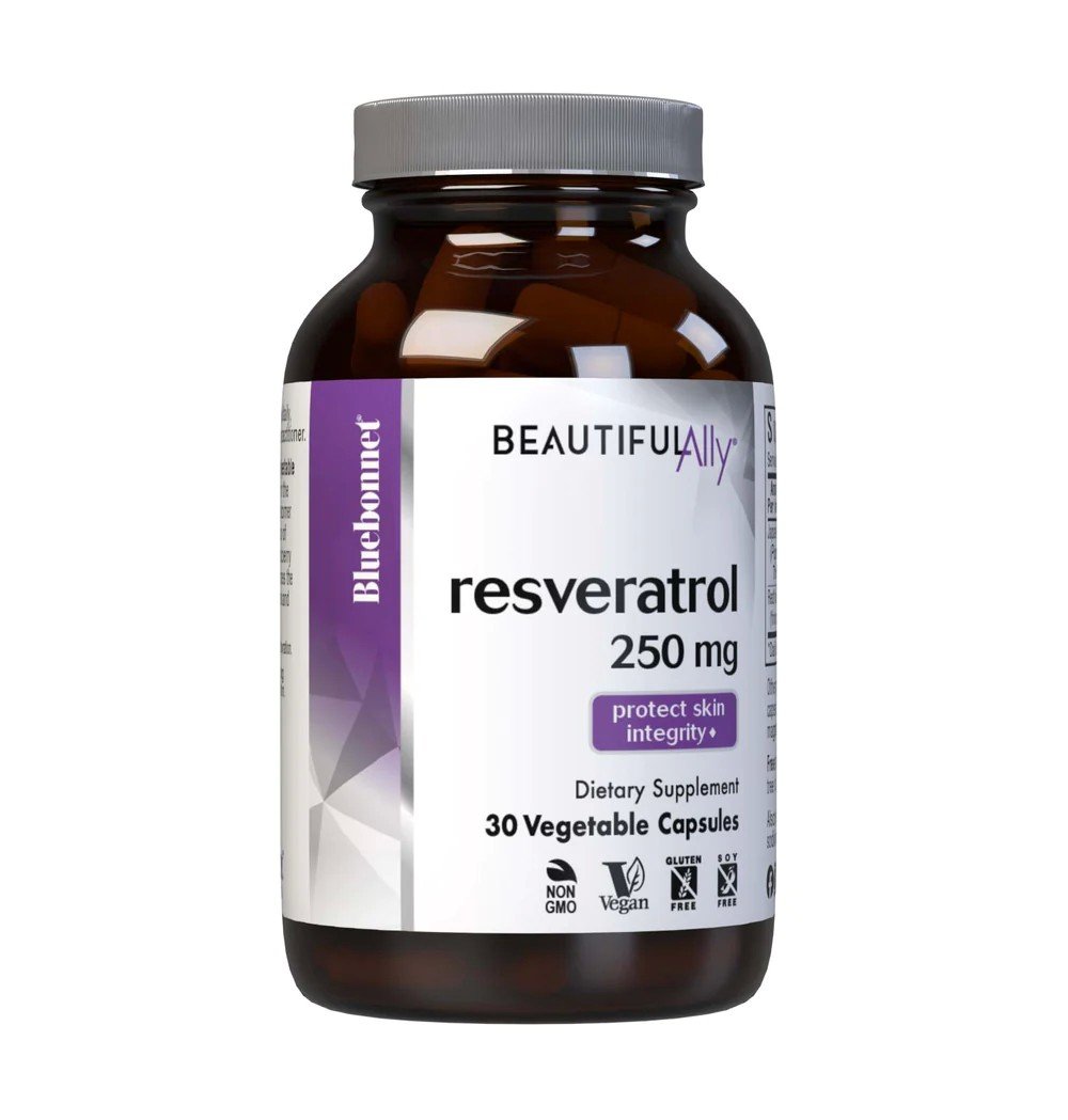 Bluebonnet Beautiful Ally Resveratrol 250mg 30 VegCap