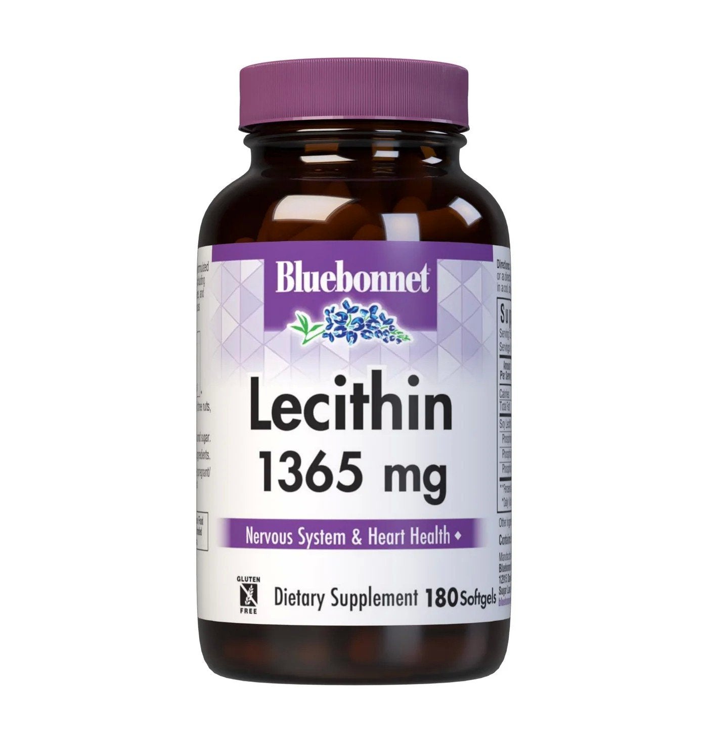 Bluebonnet Lecithin 1365mg 180 Softgel