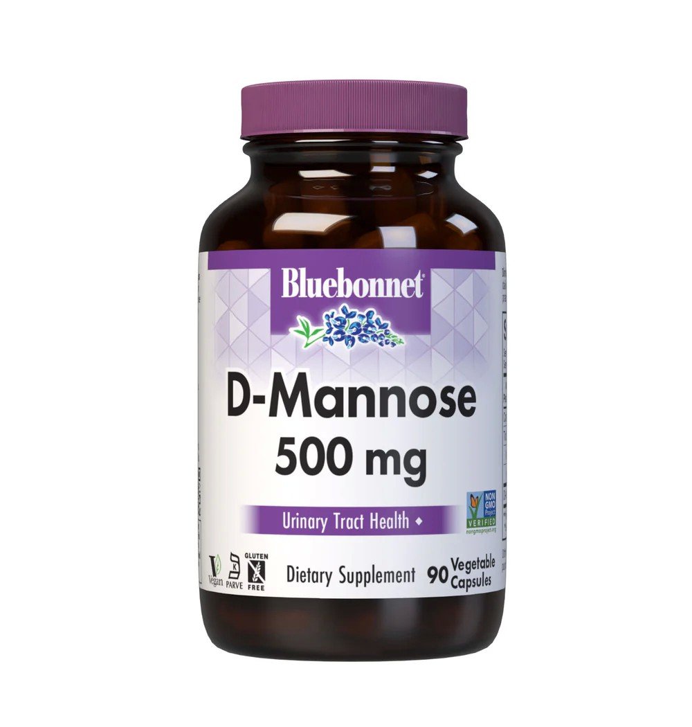 Bluebonnet D-Mannonse-500 mg 90 Vegetarian Capsules