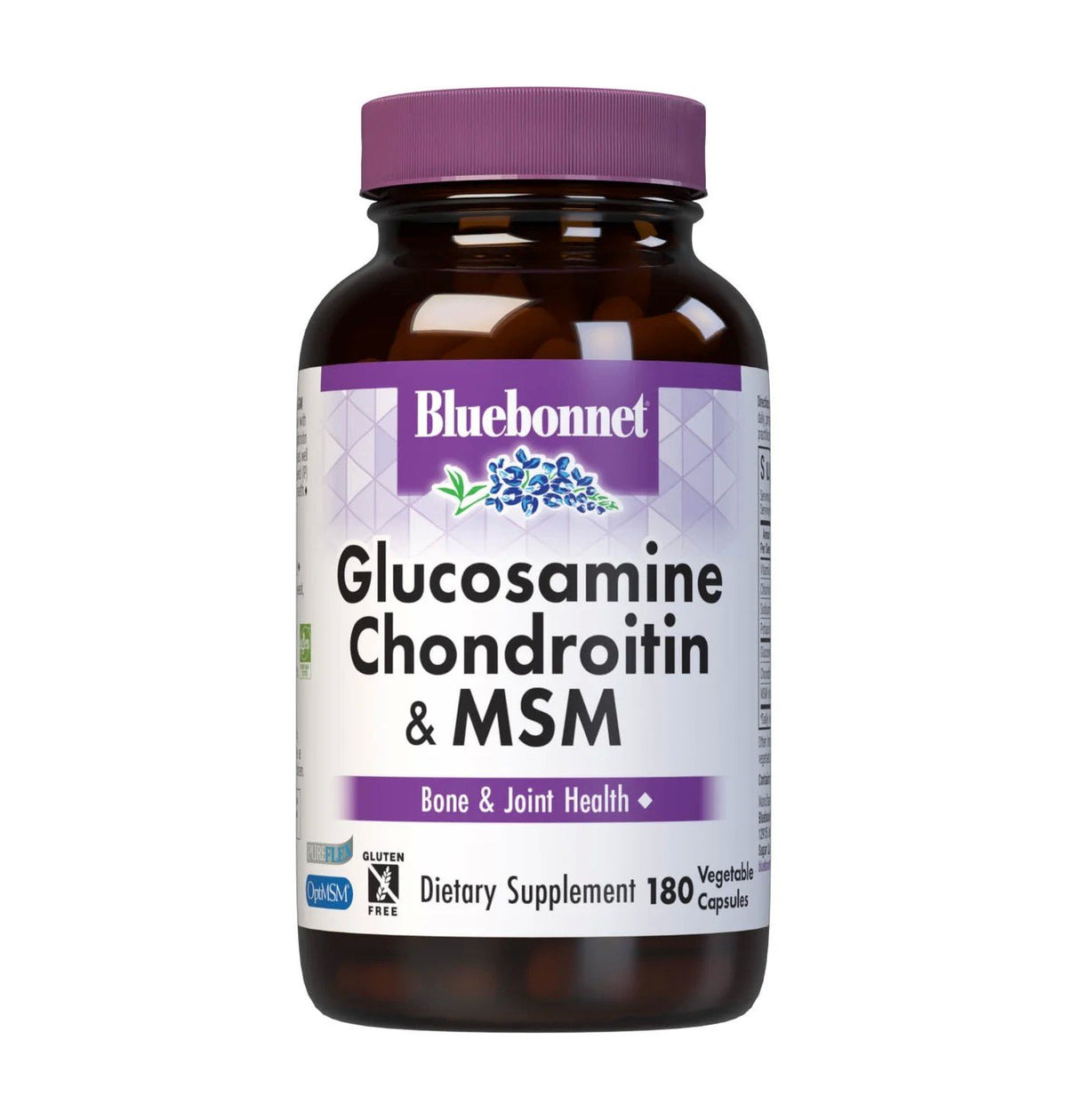 Bluebonnet Glucosamine Chondroitin Plus MSM 180 VegCap