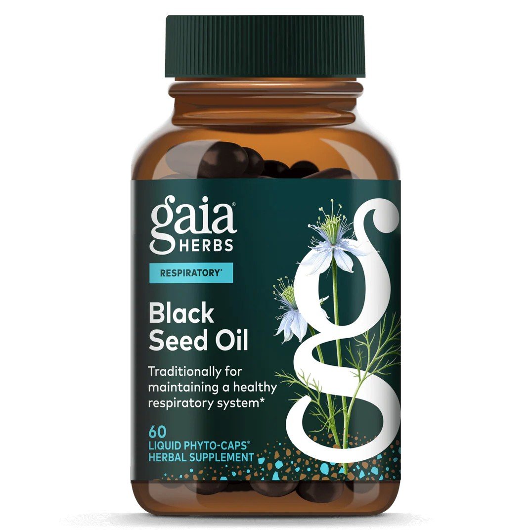Gaia Herbs Black Seed Oil 60 Phyto-Caps