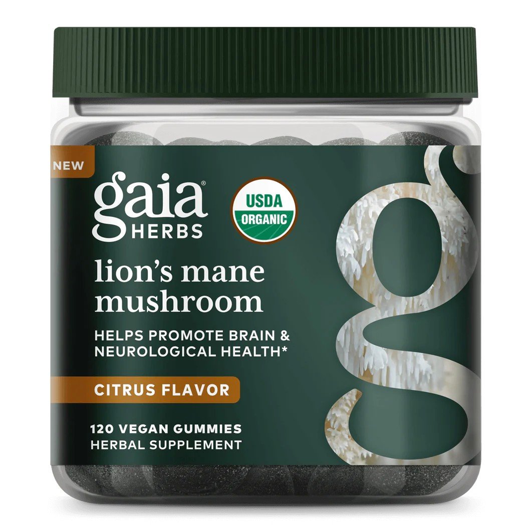 Gaia Herbs Lion's Mane Mushroom (COG) 120 Capsule