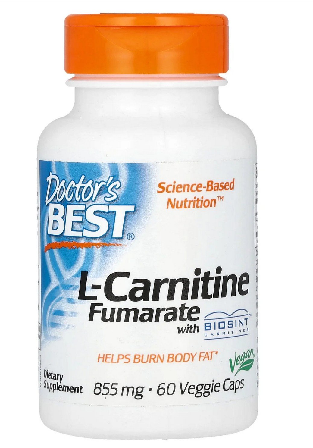 Doctors Best L-Carnitine Fumarate 855 mg 60 VegCap