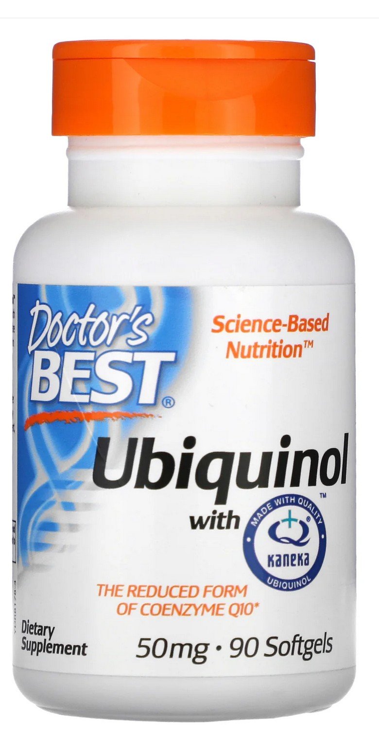 Doctors Best Ubiquinol with Kaneka's QH 50 mg 90 Softgel