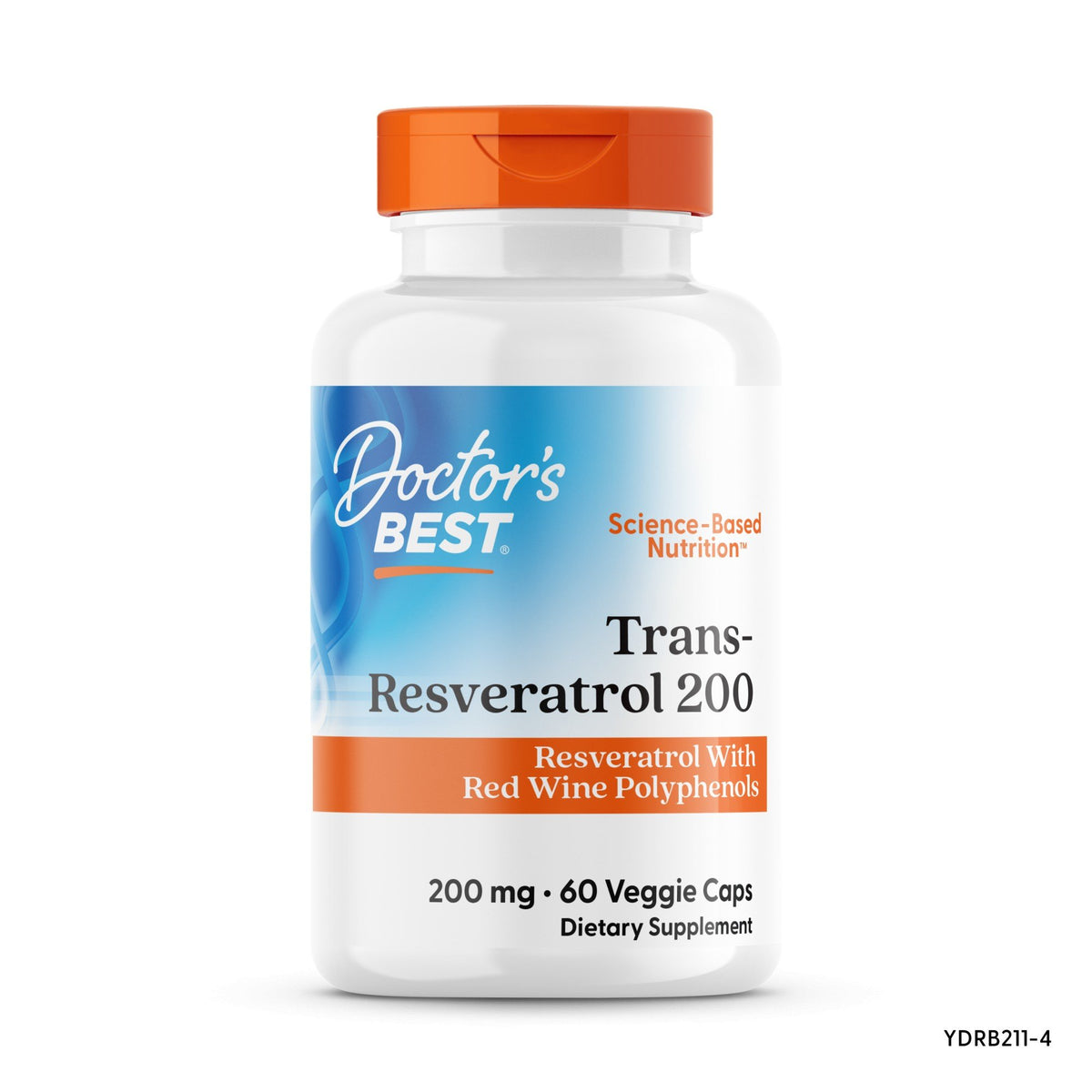 Doctors Best Best trans Resveratrol 200 featuring ResVinol-25 60 VegCap