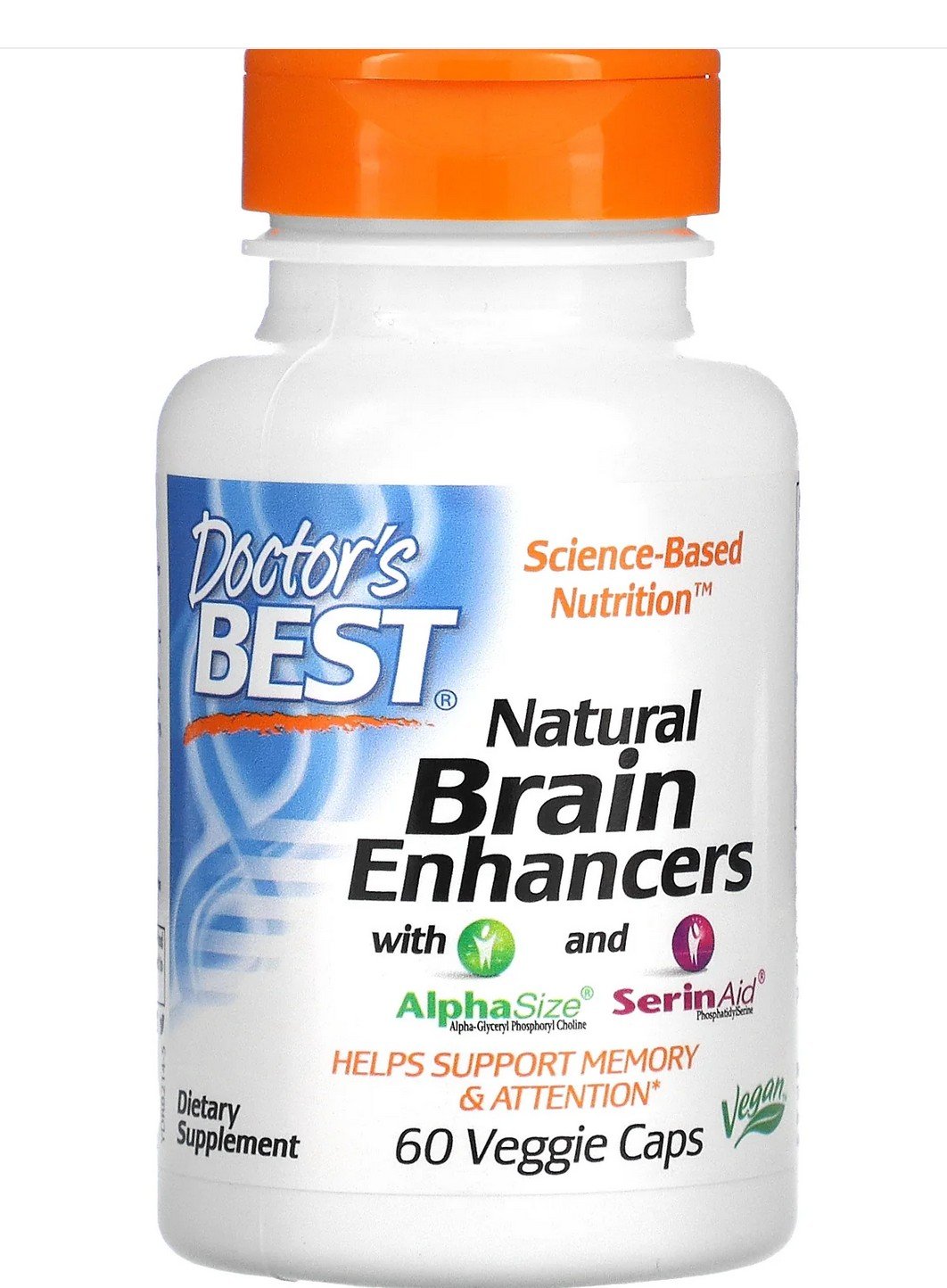 Doctors Best Natural Brain Enhancers 60 VegCap