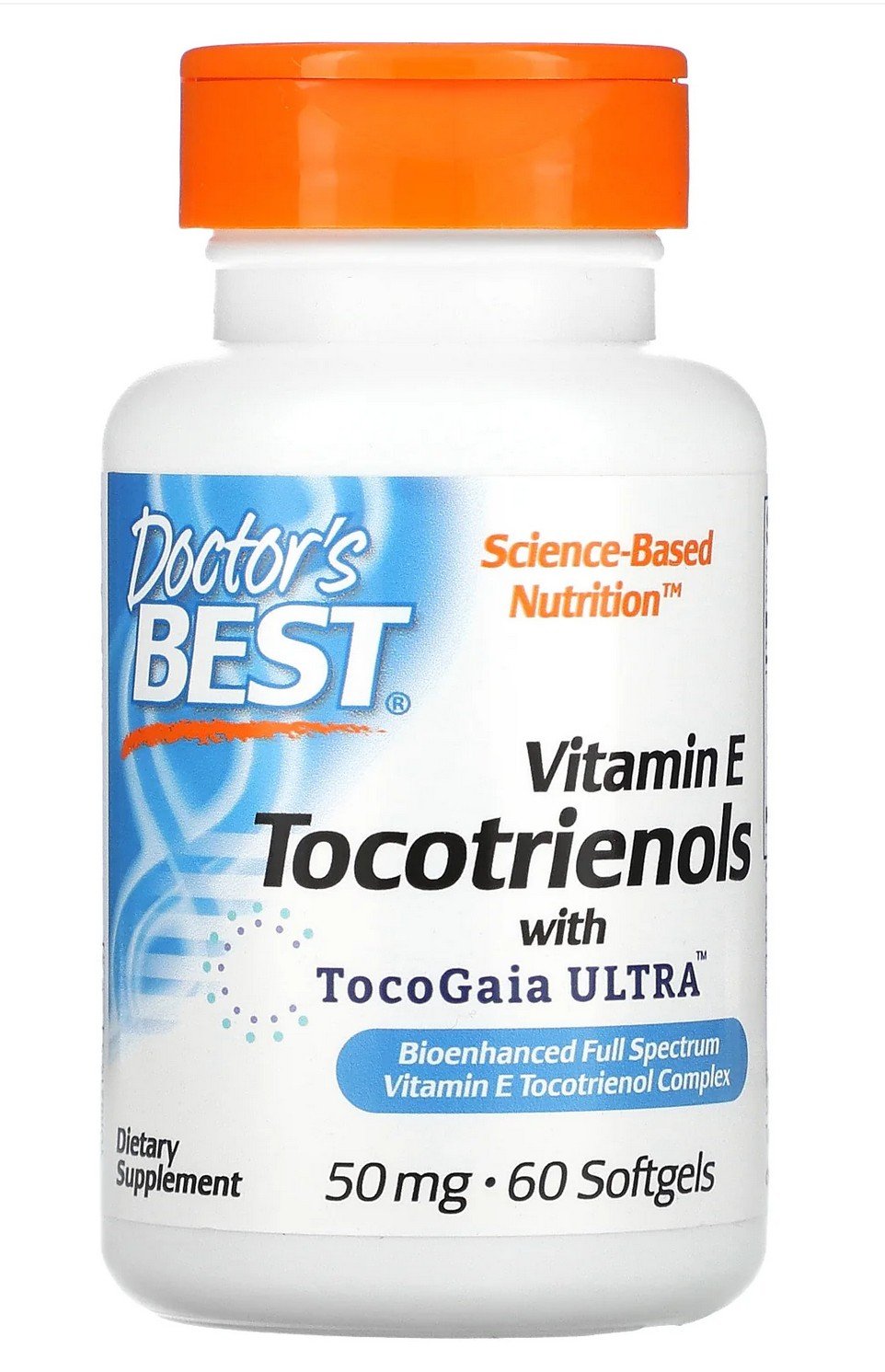 Doctors Best Tocotrienols with EVNol SupraBio 50 mg 60 Softgel