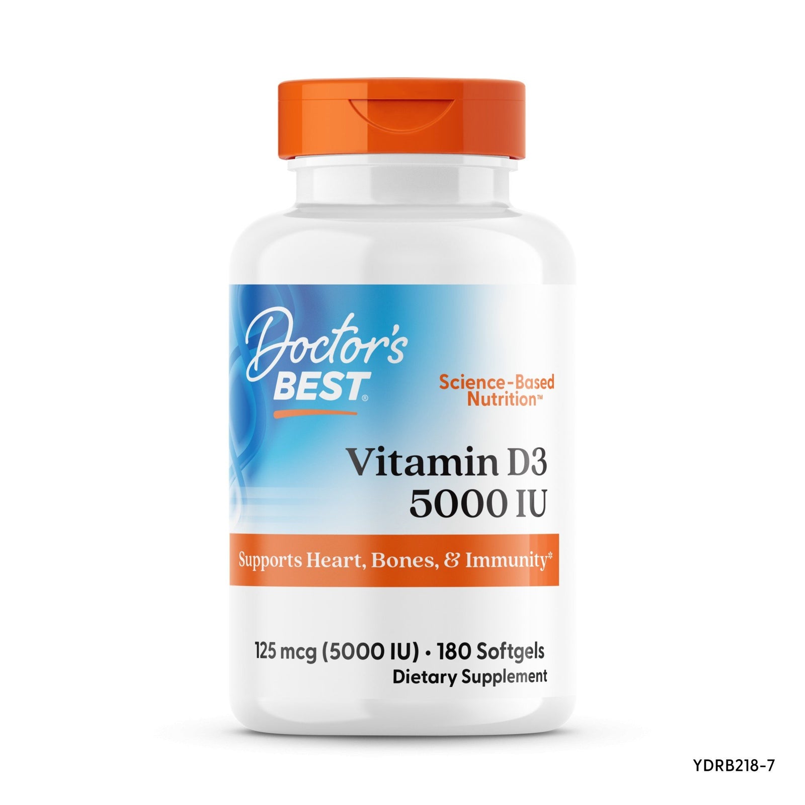 Doctors Best Vitamin D3 5000IU 180 Softgel