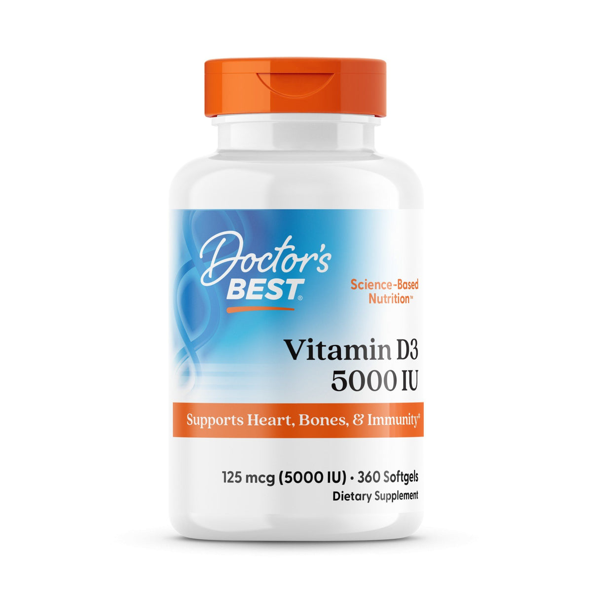 Doctors Best Vitamin D3 5000IU 360 Softgel