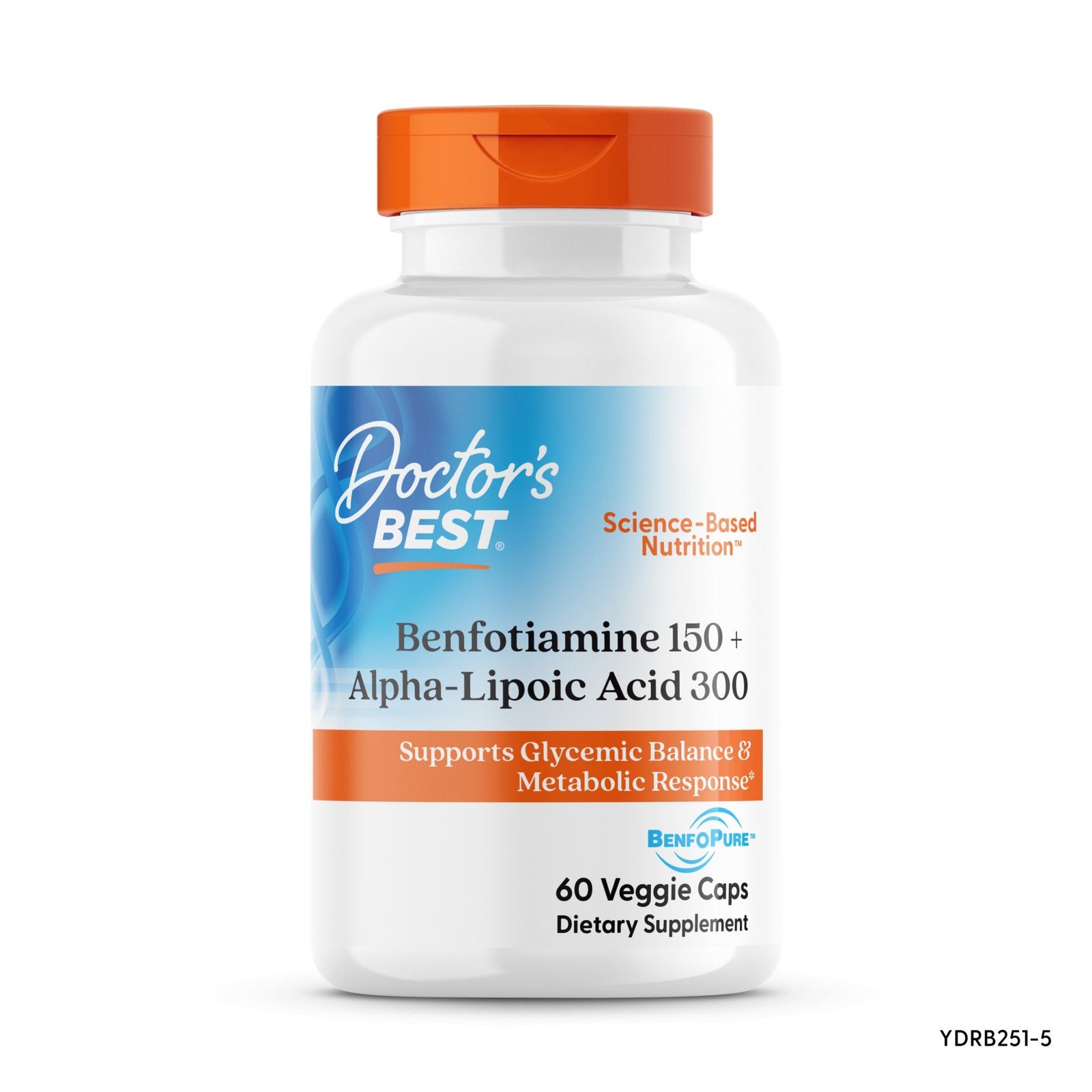 Doctors Best Best Benfotiamine 150 + Alpha-Lipoic Acid 300 60 VegCap