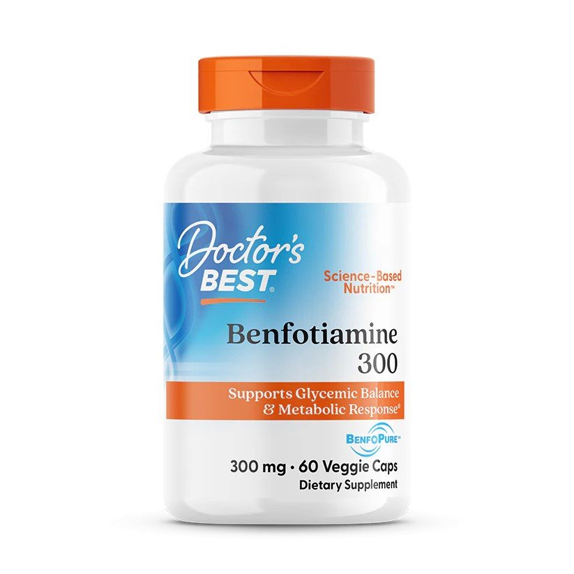 Doctors Best Benfotiamine 300 with BenoPure 60 VegCap