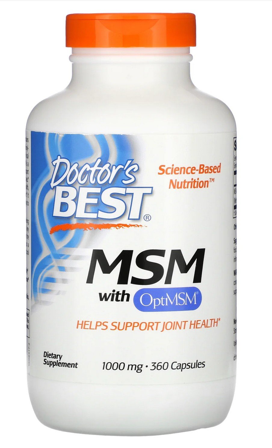 Doctors Best MSM with OptiMSM 1000mg 360 Capsule