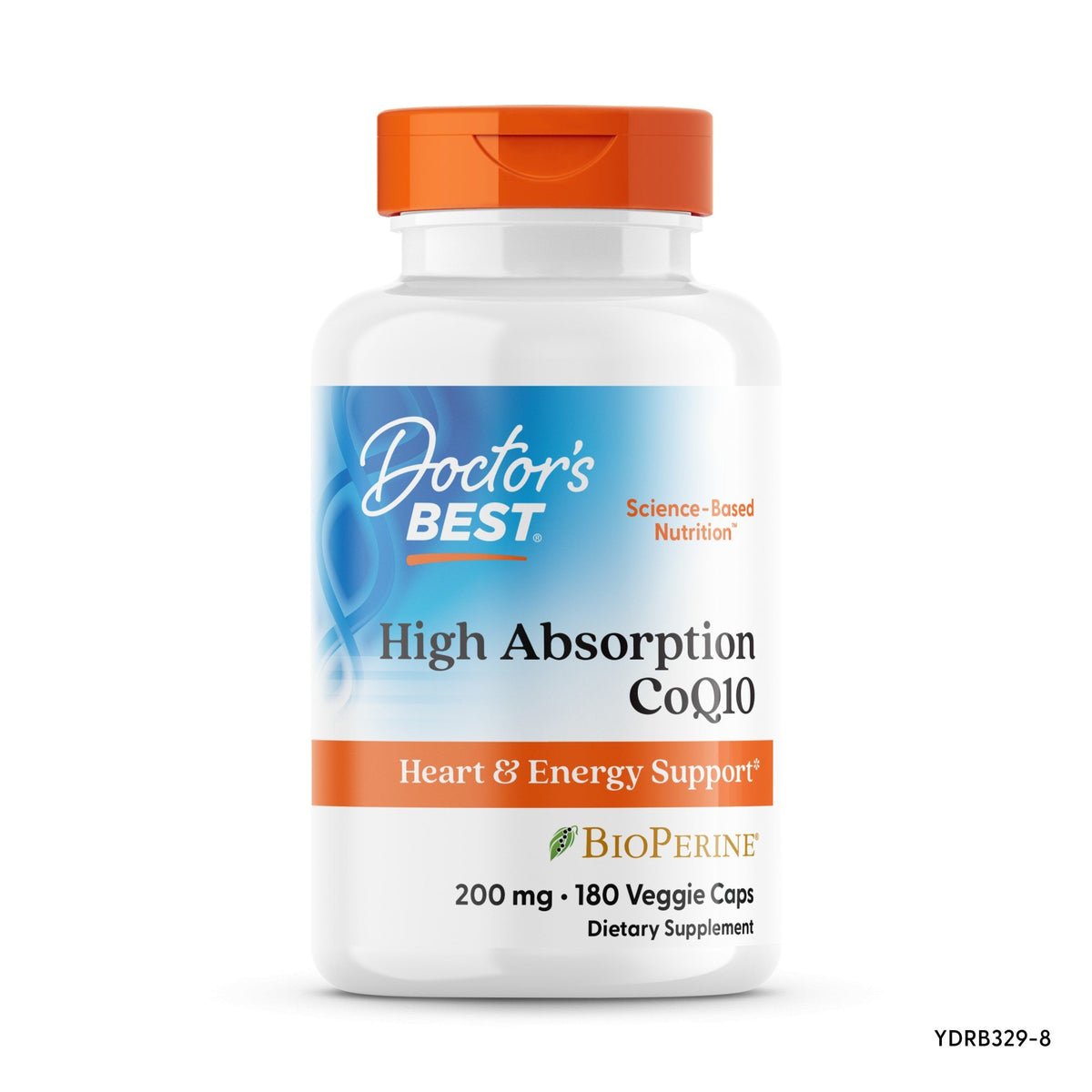 Doctors Best High Absorption CoQ10 200mg w/ Bioperine 180 VegCap