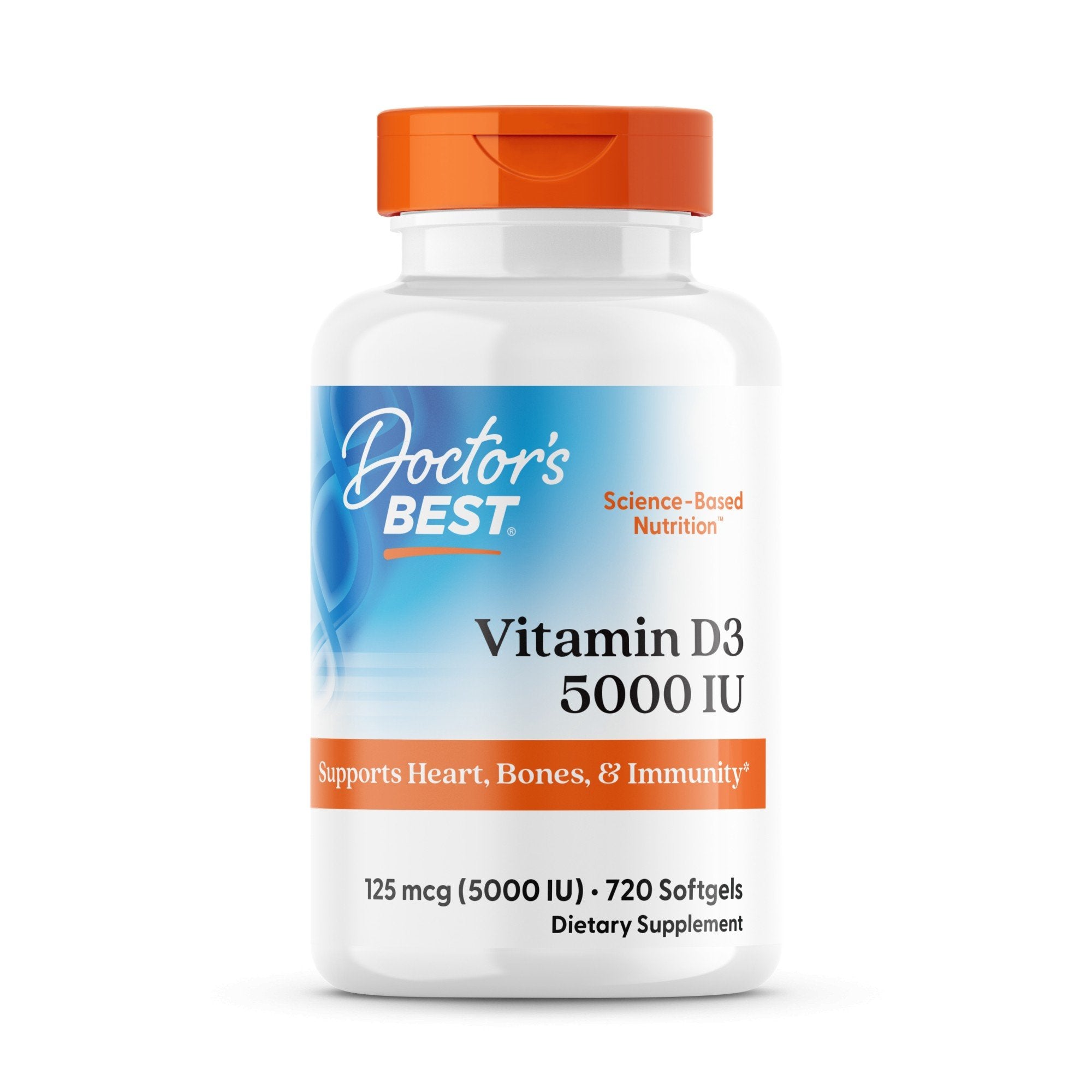 Doctors Best Vitamin D3 5000IU 720 Softgel