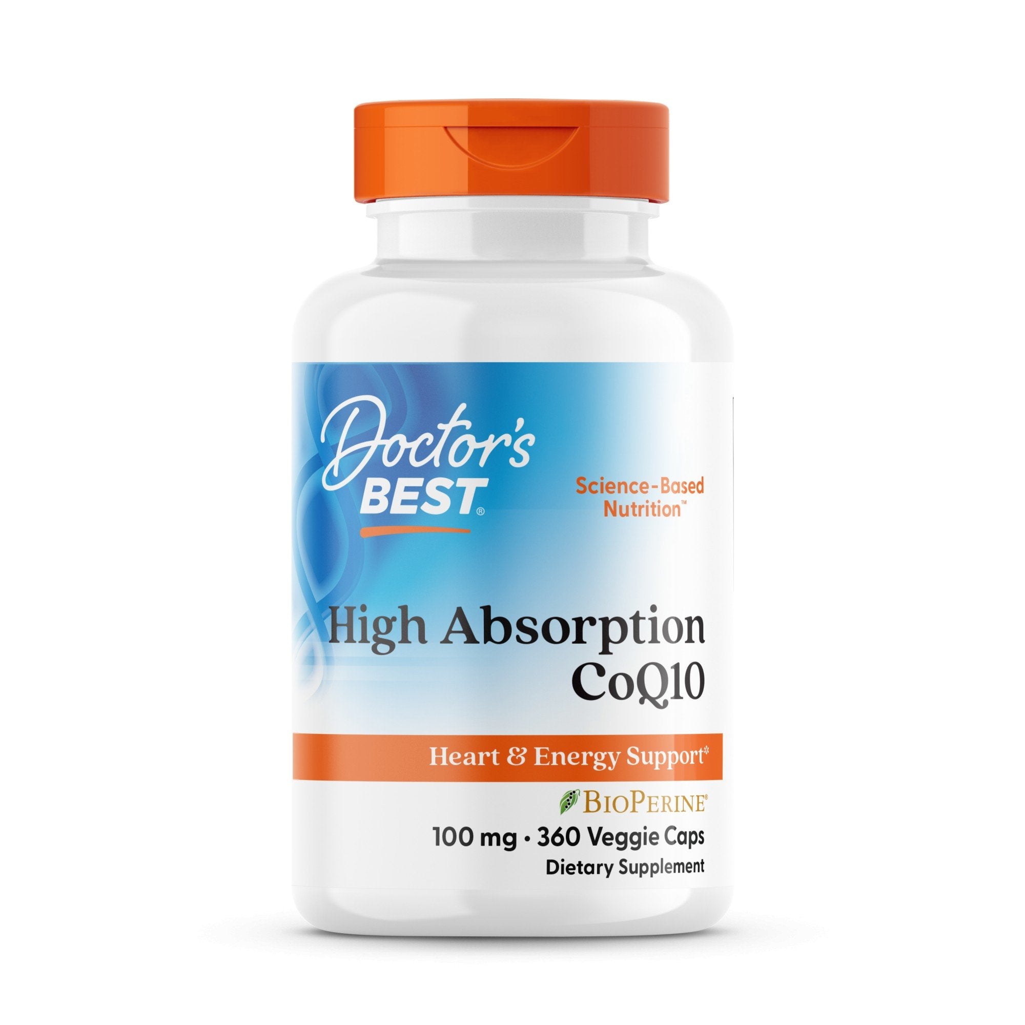 Doctors Best High Absorption CoQ10 100mg with Bioperine 360 VegCap