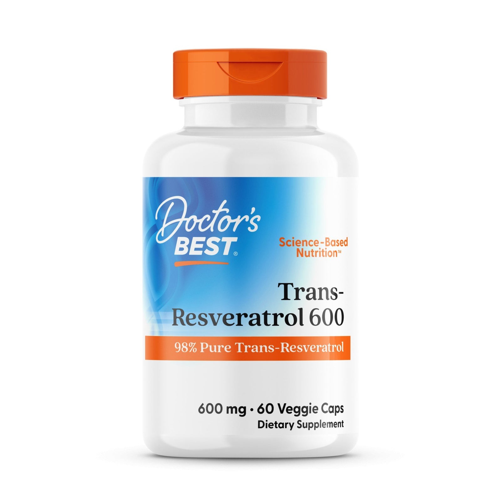 Doctors Best Trans-Resveratrol 600 mg 60 VegCap