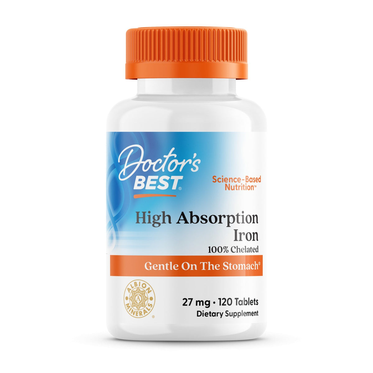 Doctors Best High Absorption Iron 27 mg 120 Tablet