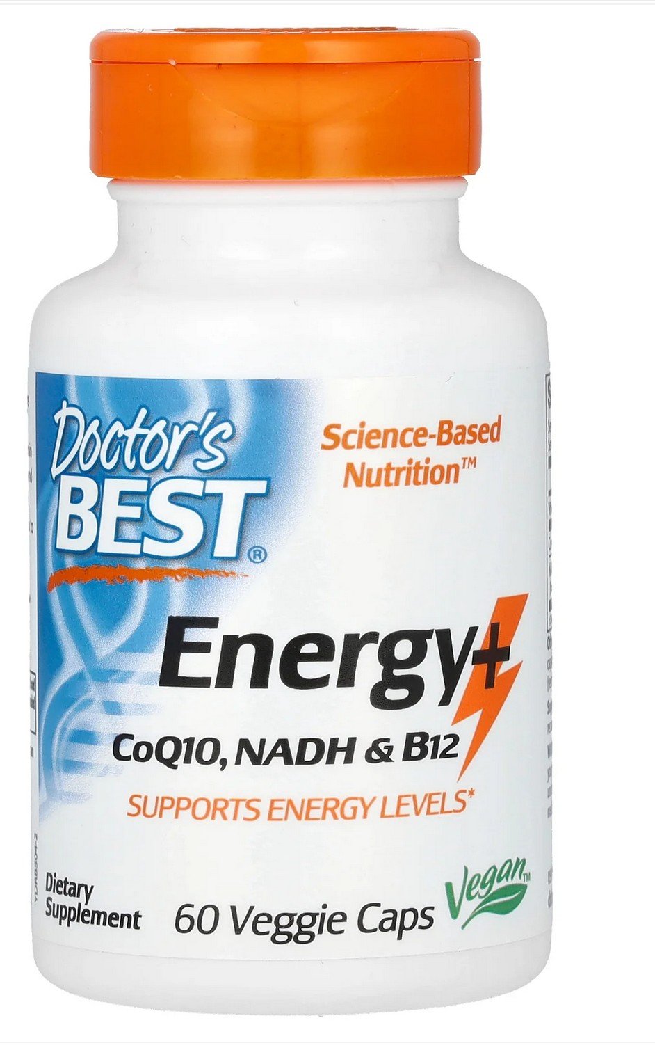 Doctors Best Energy + CoQ10, NADH and B12 60 VegCap