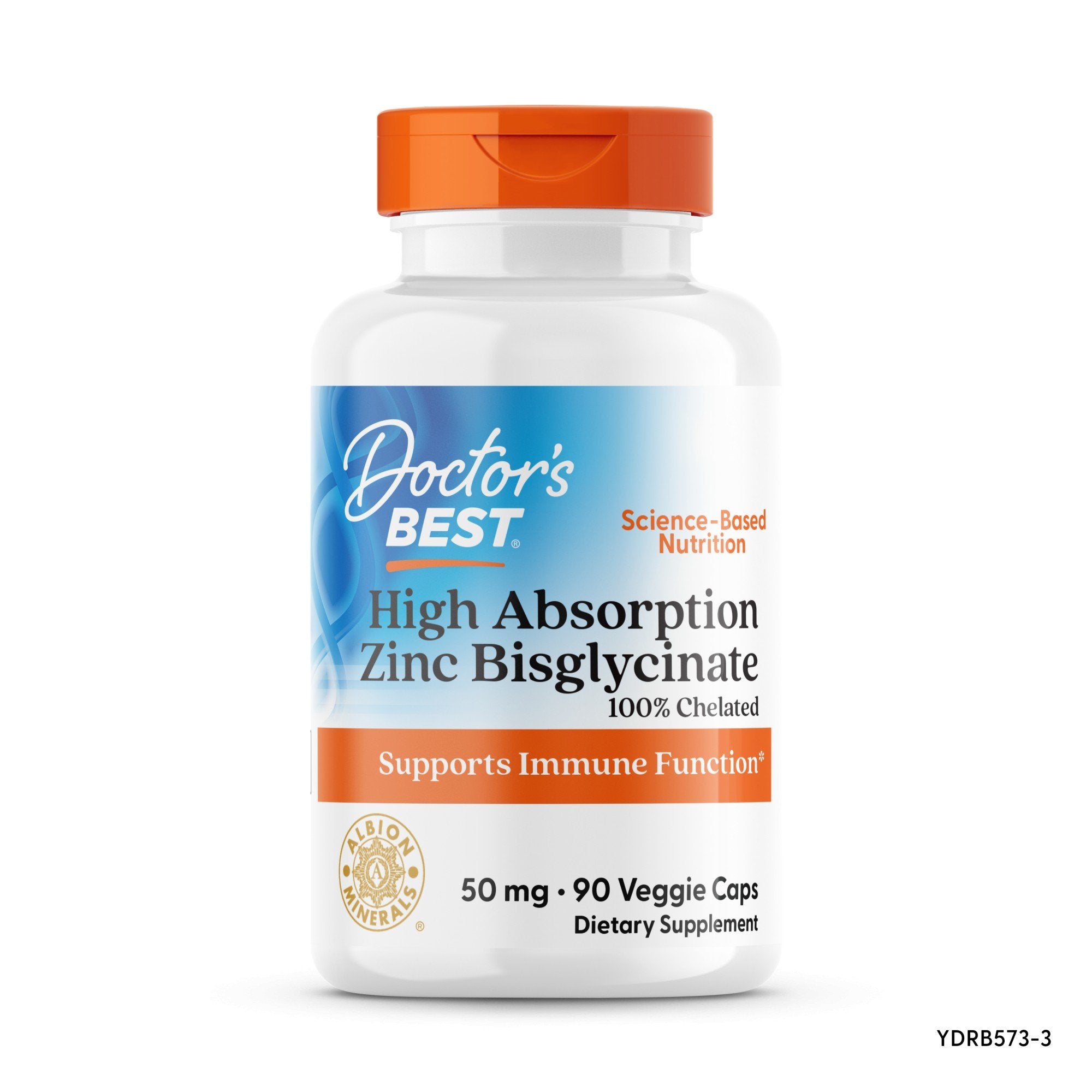 Doctors Best High Absorption Zinc Bisglycinate 50 mg 90 VegCap