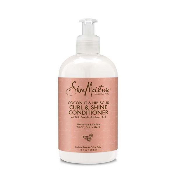 Shea Moisture Curl &amp; Shine Conditioner Coconut Hibiscus 13 oz Liquid