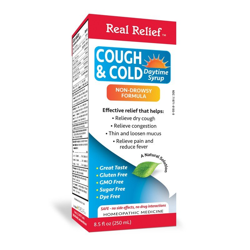 Homeolab Real Relief Cough &amp; Cold Syrup Daytime 8.5 oz Liquid