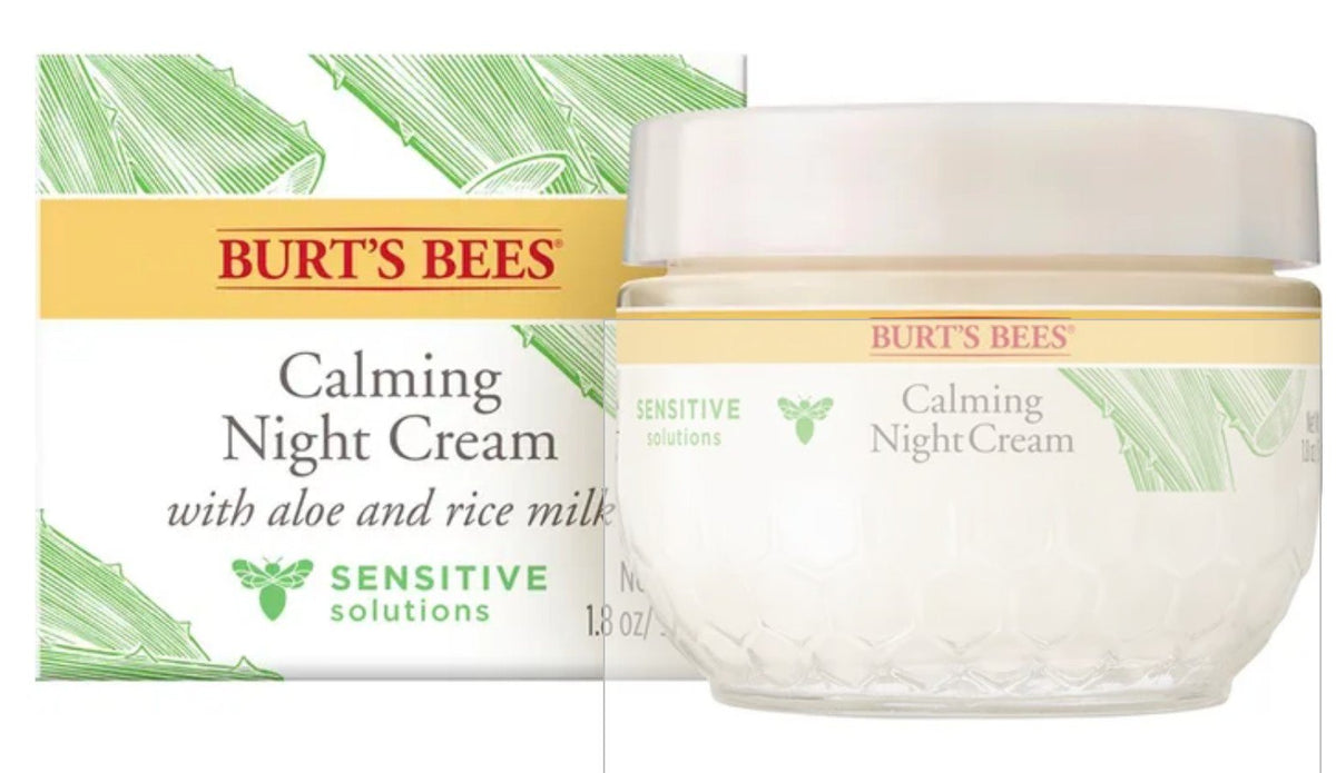 Burt&#39;s Bees Sensitive Solutions Calming Night Cream 1.8 oz Cream