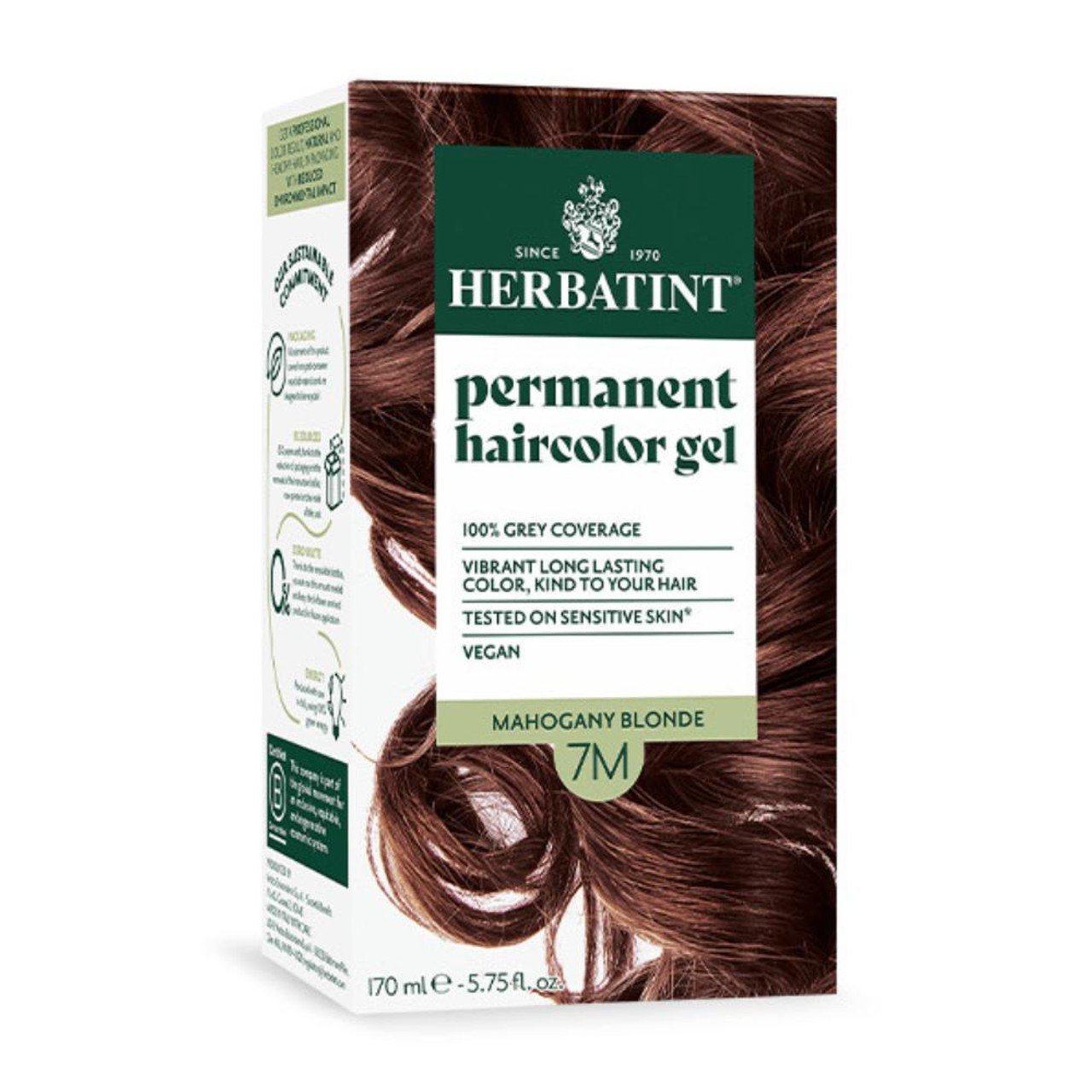 Herbatint 7M-Mahogany Blonde-Permanent Hair Color Gel 4.56 fl oz Liquid