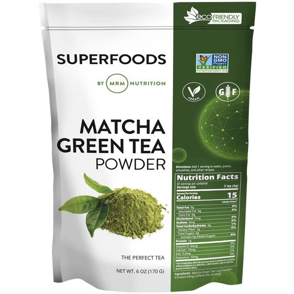MRM (Metabolic Response Modifiers) Super Foods - Raw Matcha Green Tea 6 oz Powder