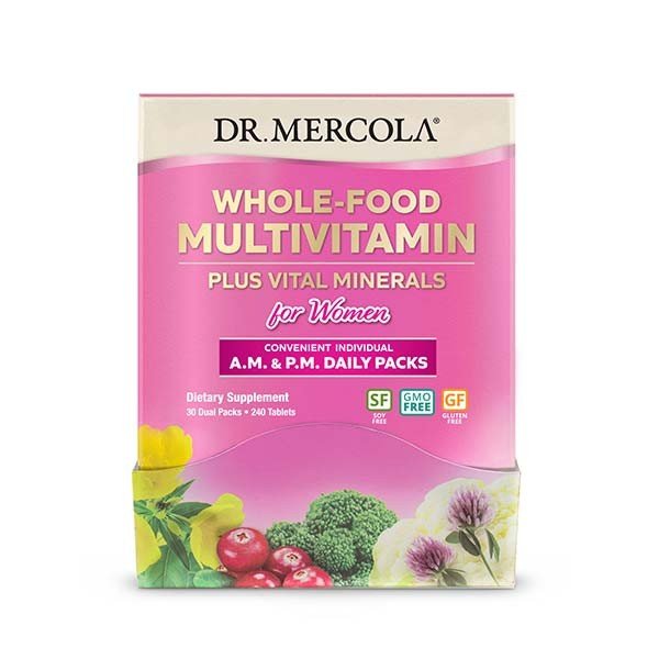 Dr. Mercola Whole Food Multivitamin for Women Daily Packs 240 Tablet