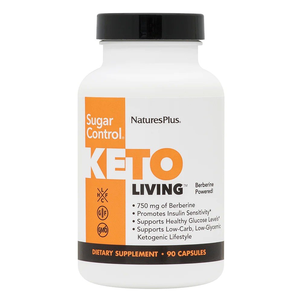 Nature&#39;s Plus Keto Living Sugar Control 90 VegCap