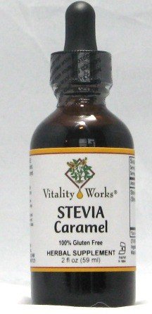 Vitality Works Caramel Stevia Alcohol Free 2 oz Liquid