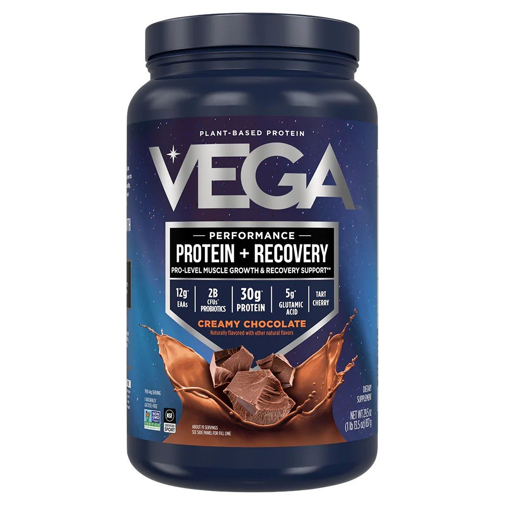 Vega Vega Performance Protein + Recovery Chocolate 29.5 oz Powder