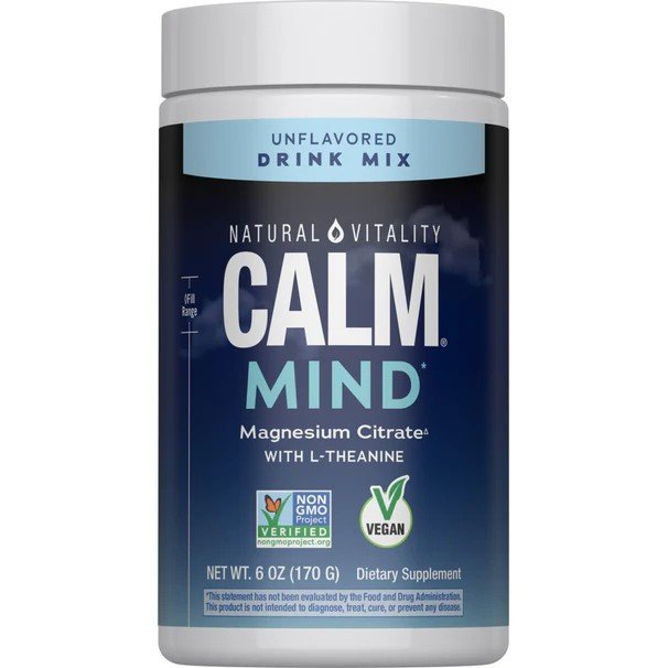 Natural Vitality Calm Mind Unflavored 6 oz Powder
