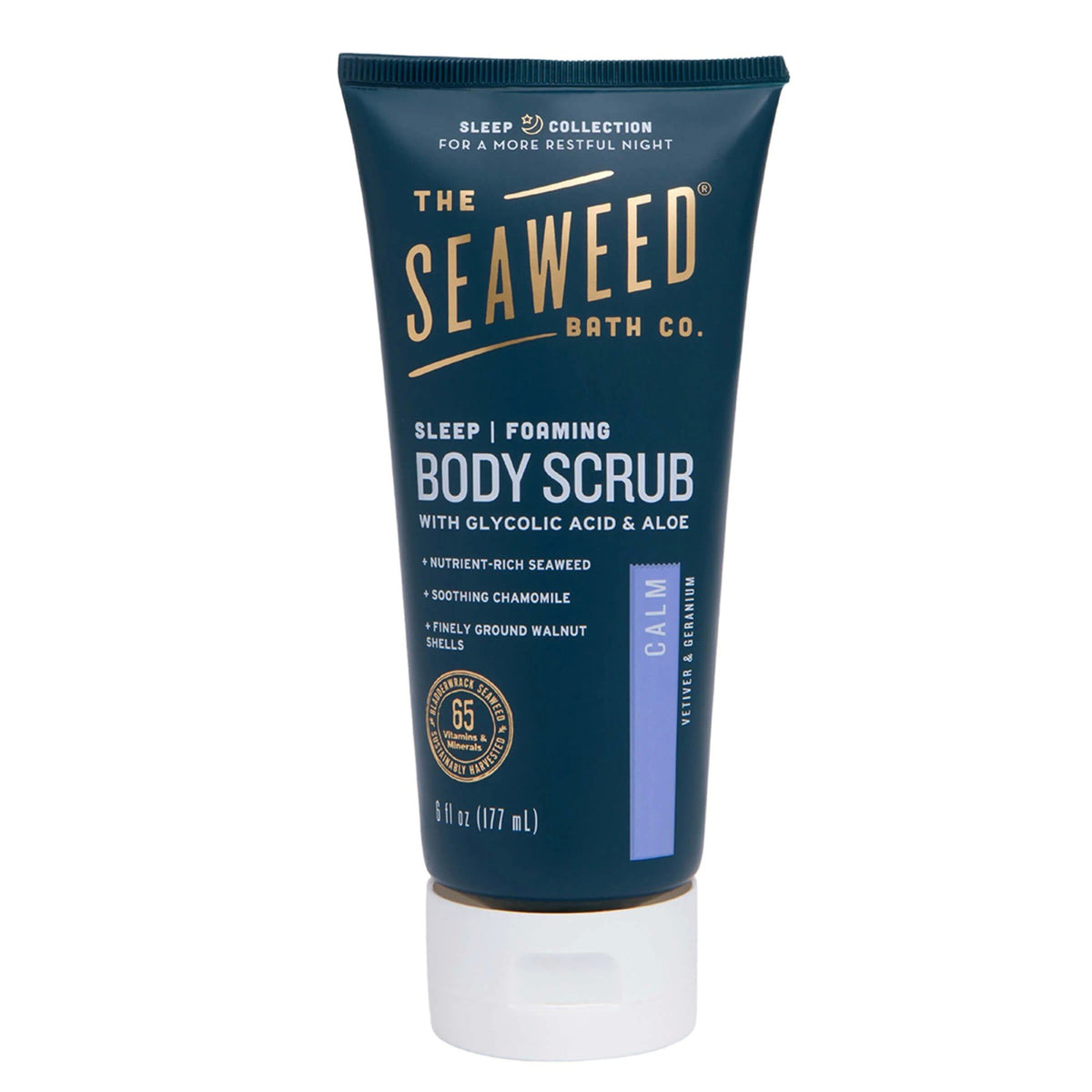 The Seaweed Bath Co. Calm Body Scrub Vetiver Geranium 6 oz Liquid