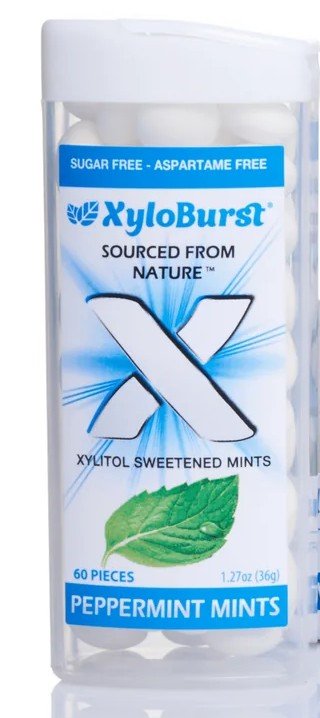 XyloBurst Peppermint Mints 60 ct Mint