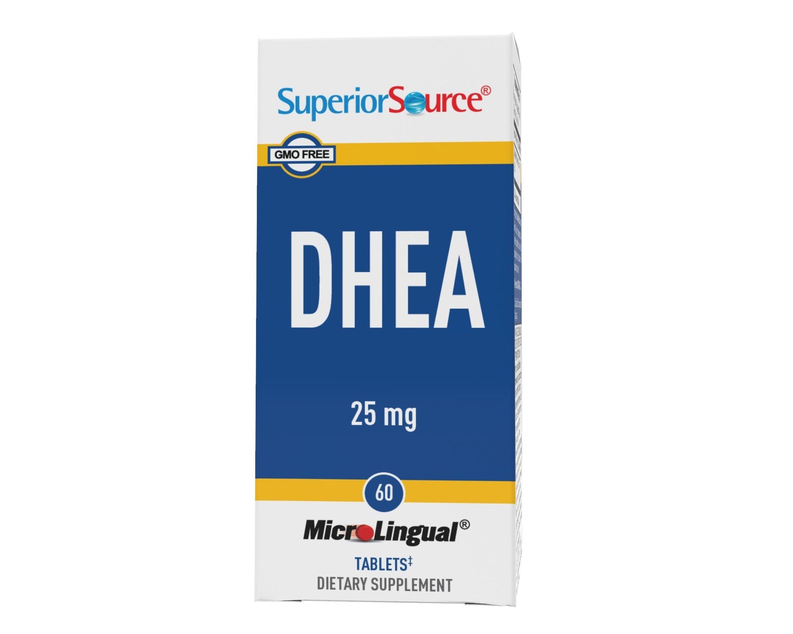 Superior Source DHEA 25 mg 60 Sublingual Tablet