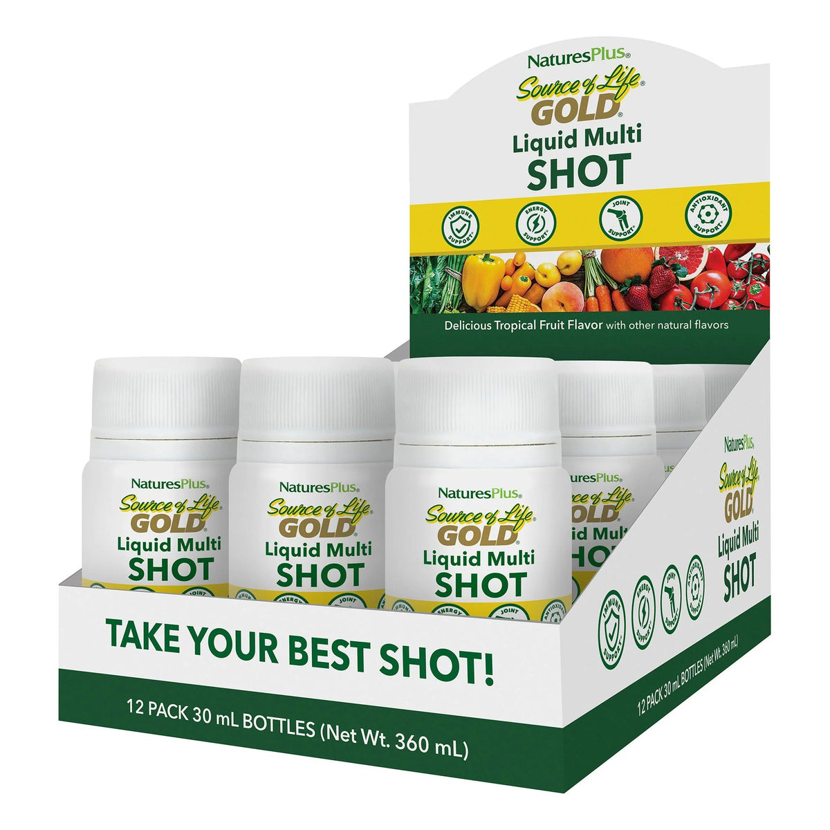 Nature's Plus Source Of Life Gold Liquid Shot Case 12 - 1 fl oz. Liquid