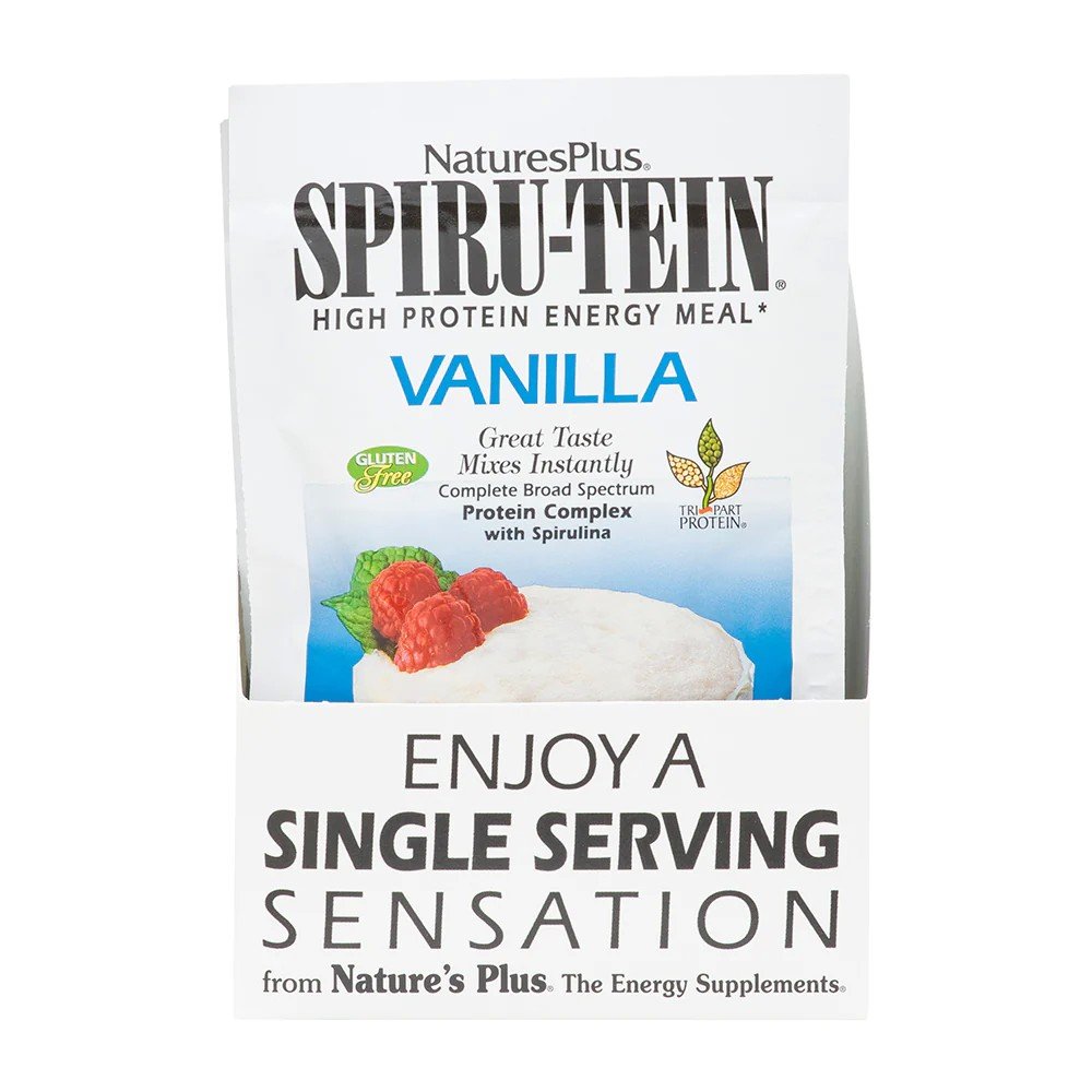 Nature's Plus Nature's Plus-Spiru-Tein Protein Powder Meal-Vanilla 8 Packet