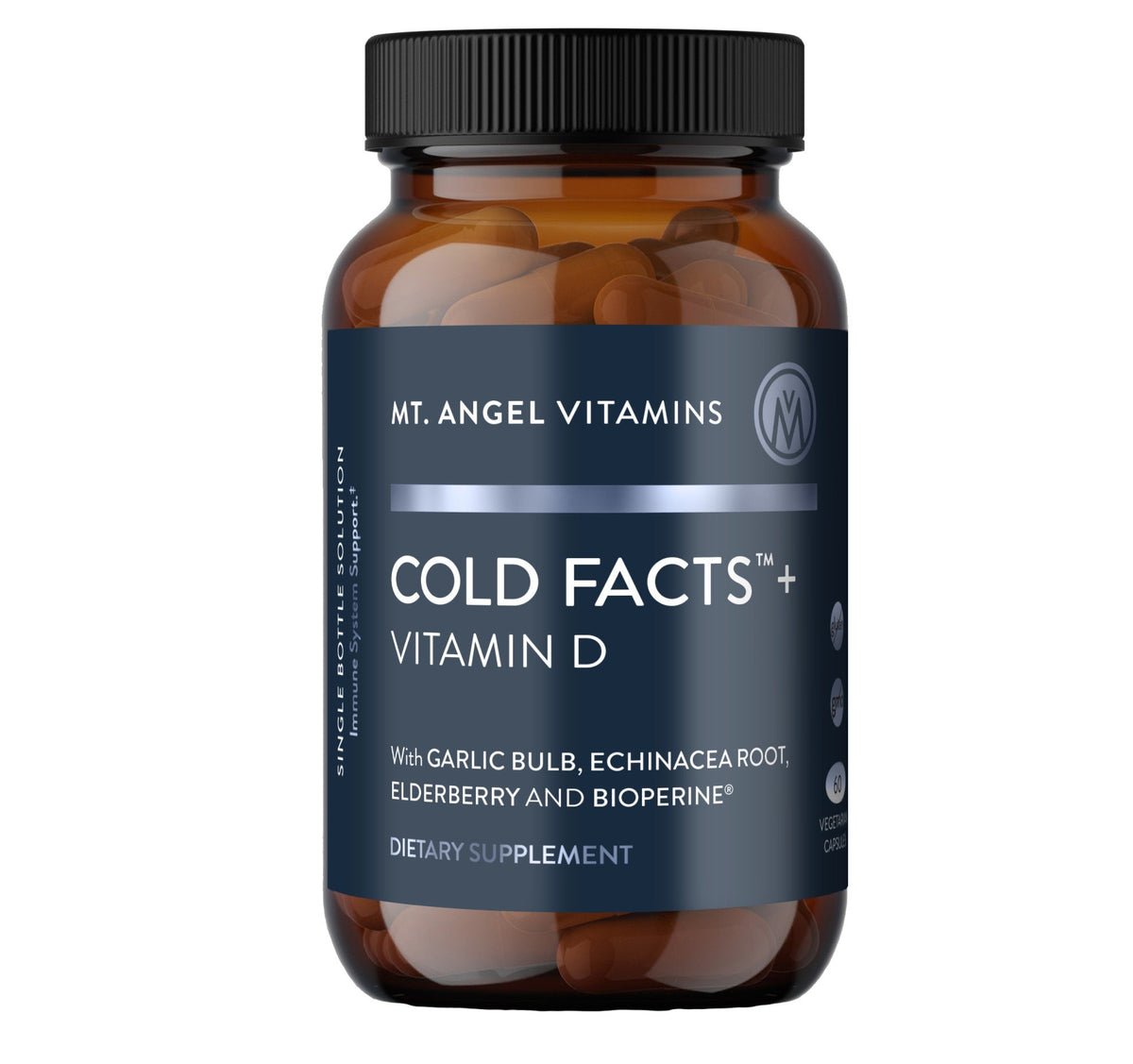 Mt. Angel Vitamins Cold Facts + Vitamin D 60 Capsule